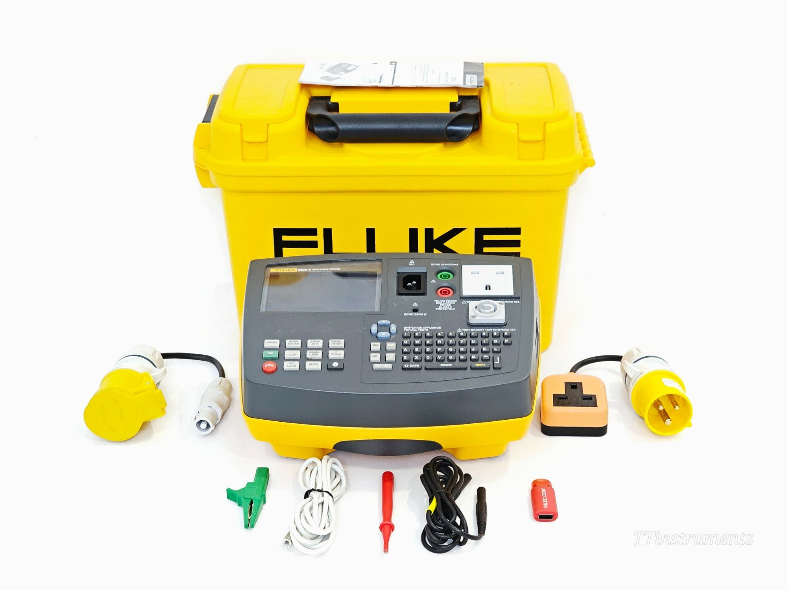 Fluke 6500-2 portable appliance tester used PAT testing electrical safety equipment
