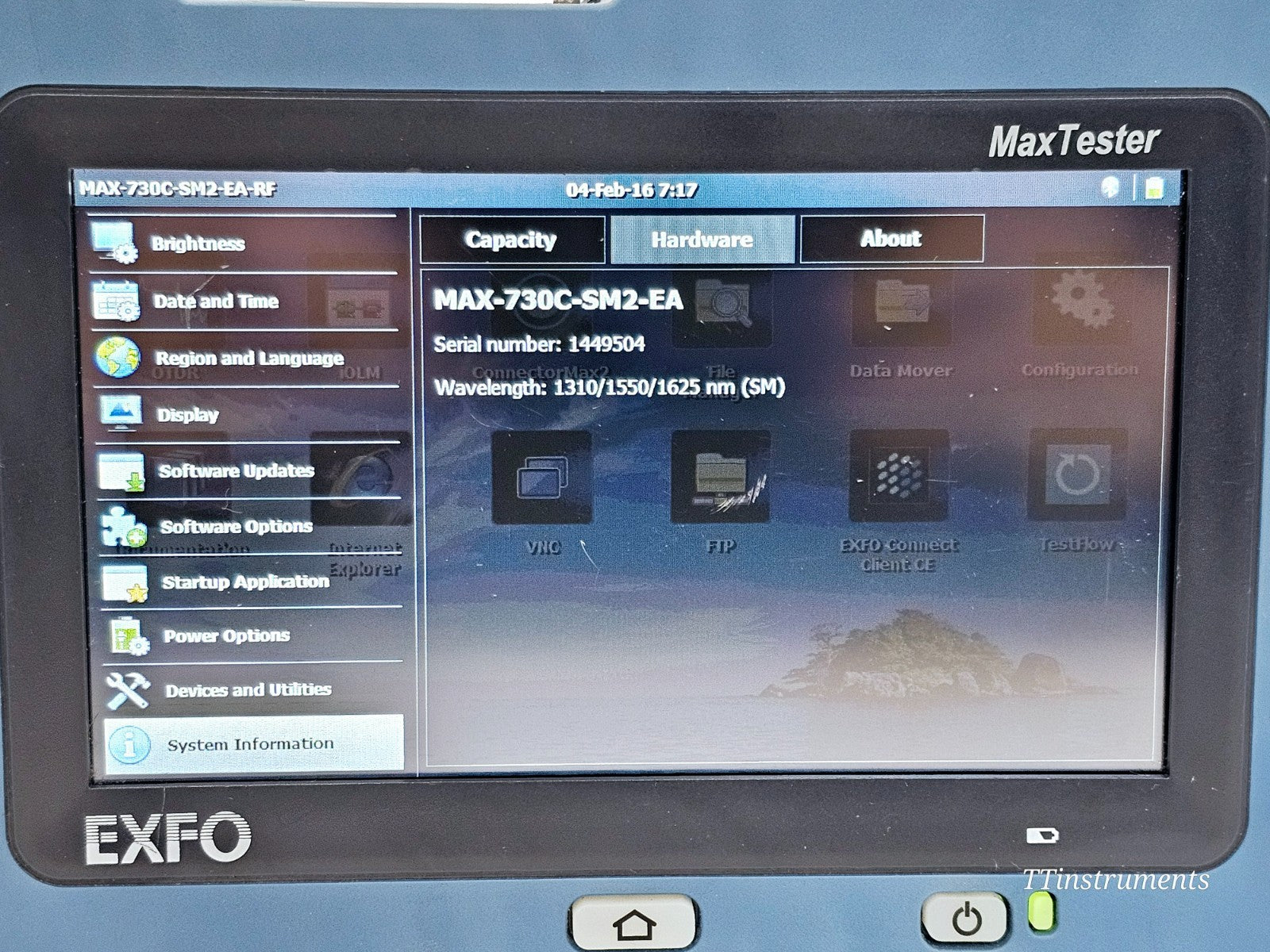 EXFO MAX-730C-SM2 OTDR iOLM MaxTester 1310/1550 & 1625 LIVE FIBRE SM2 MAX-730C