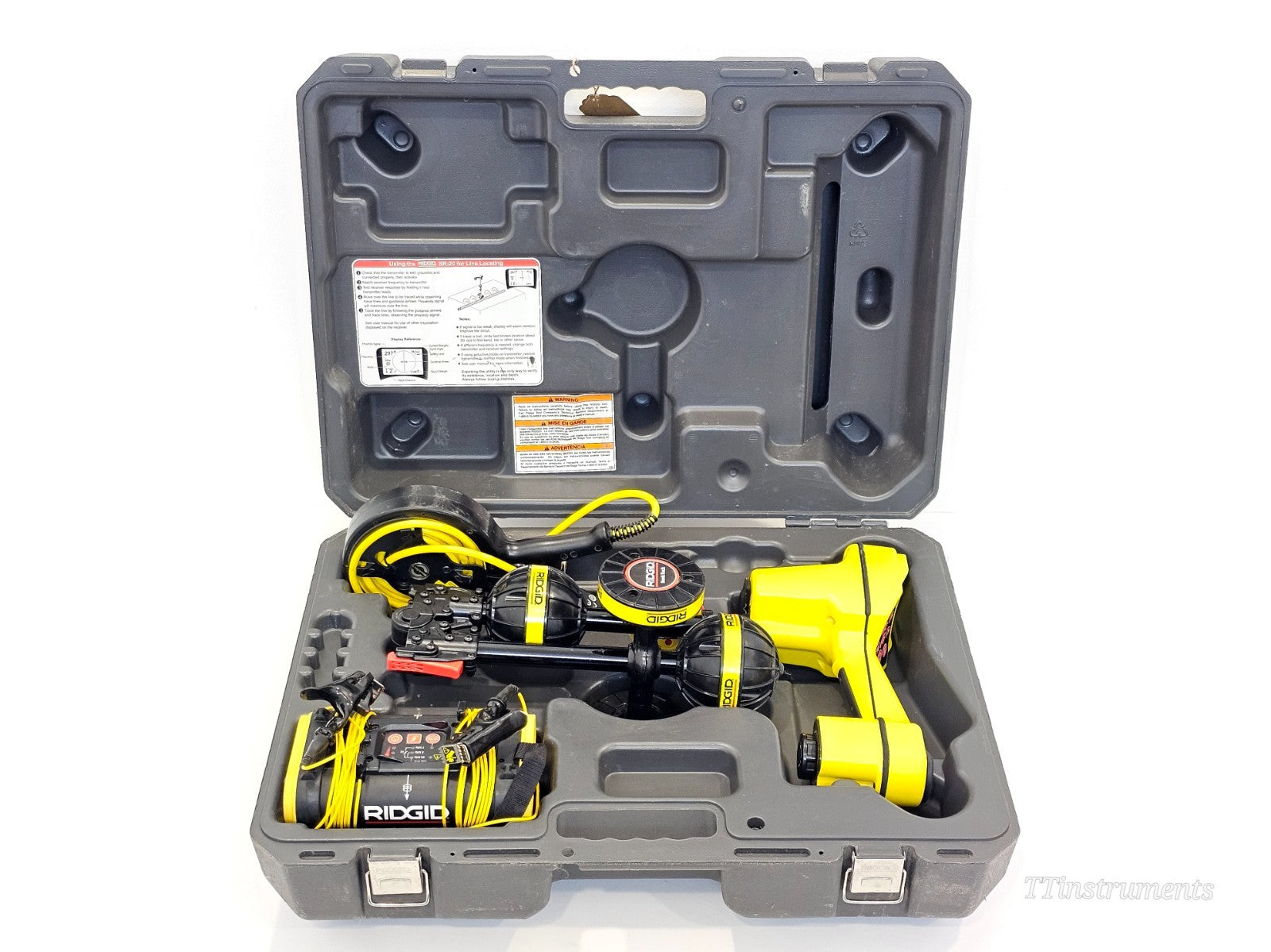 Ridgid SR-20 SeekTech Line Locator Receiver SR-20 + ST-305 Transmitter & Clamp