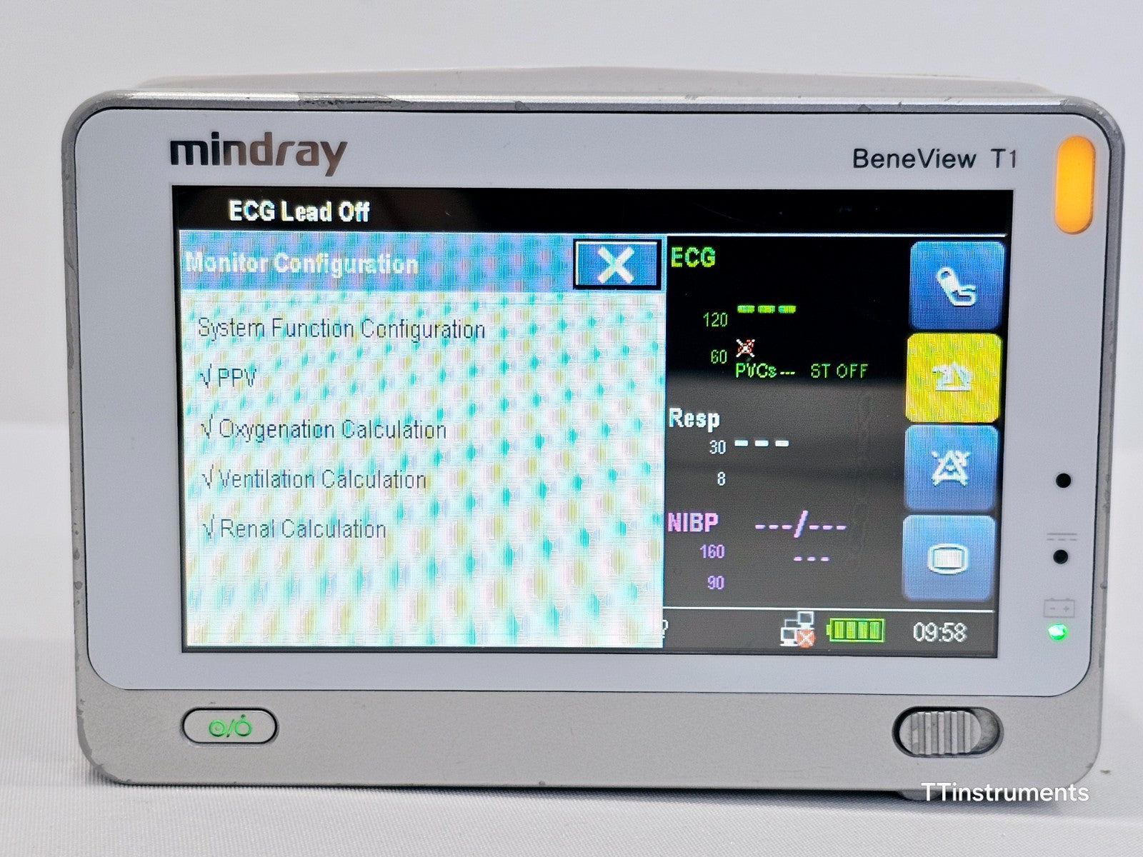 Mindray BeneView T1 Patient Monitor NO BATTERY Multiple Options REVIEW IMAGES