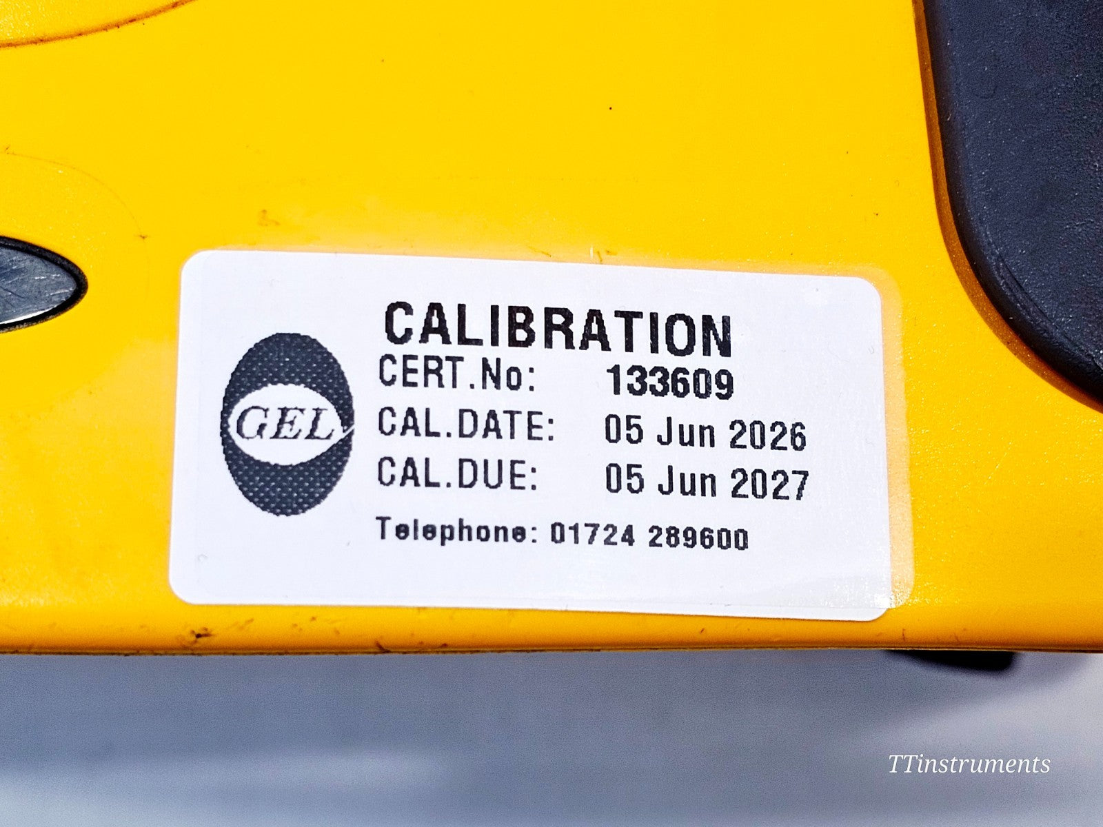 Fluke 1653B test lead input ports and terminals detail