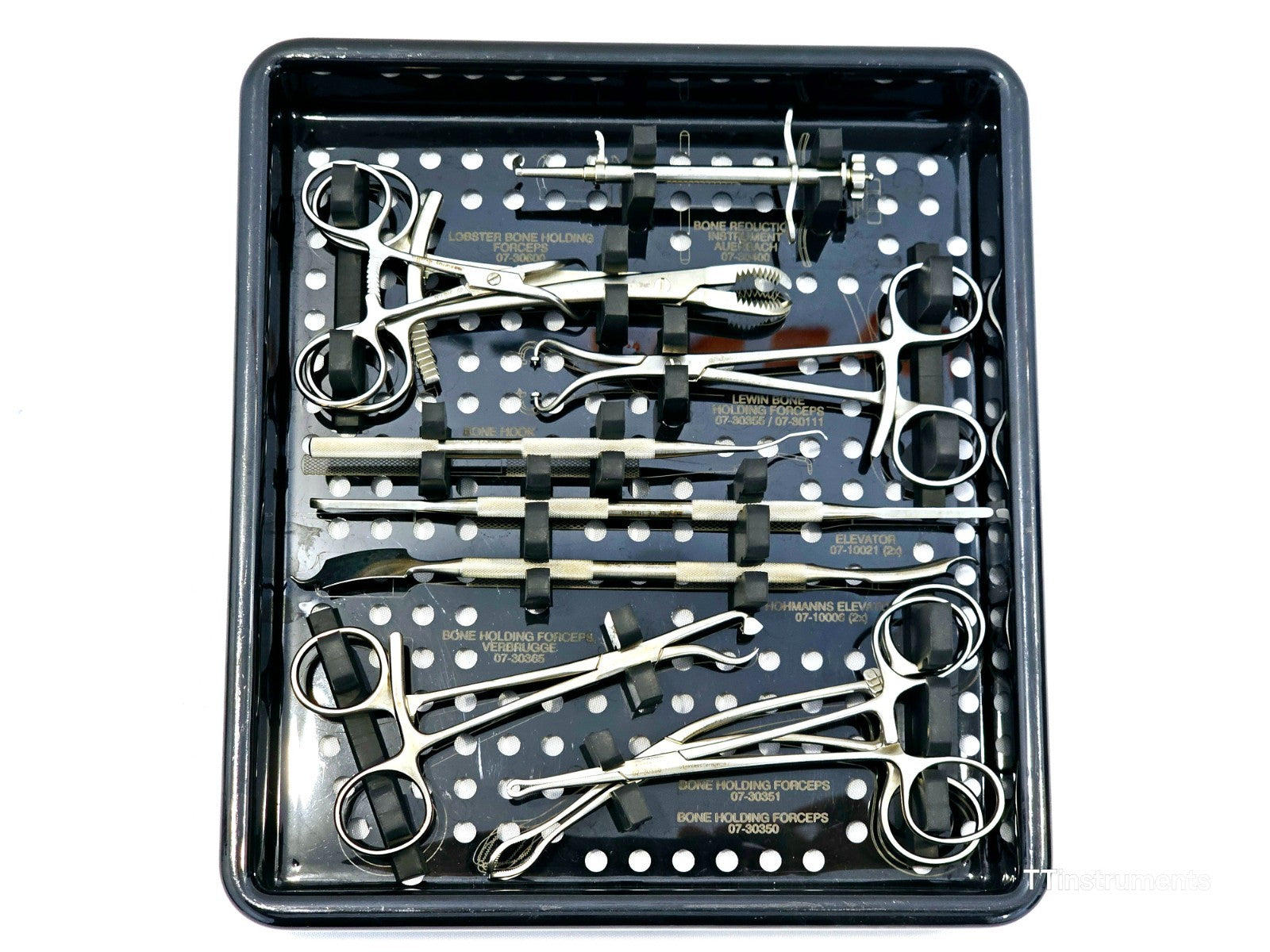 Stryker VariAx locking plates close-up detail showing low-profile design