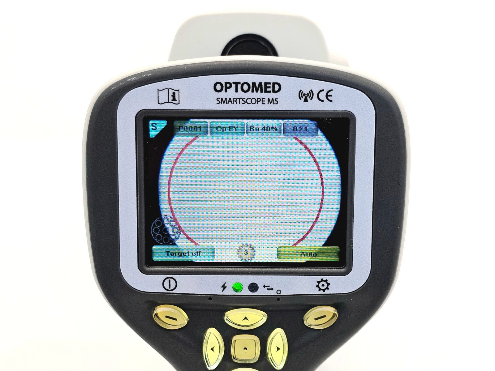 Optomed SmartScope M5 Handheld Fundus Camera +EY4 Cradle Slit Lamp Adapter