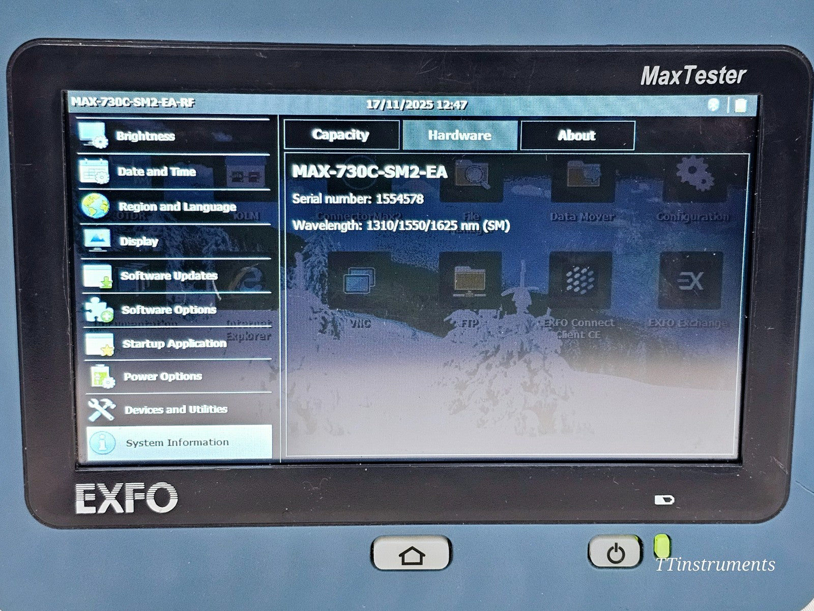 EXFO MAX-730C-SM2 OTDR iOLM MaxTester 1310/1550, 1625 LIVE FIBER SM2 MAX-730C