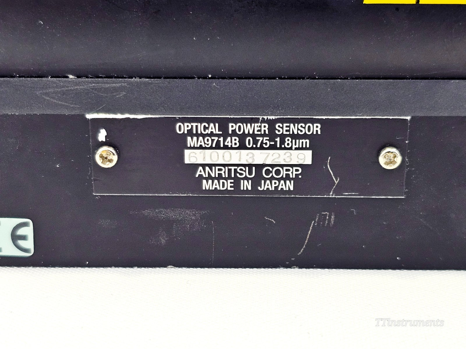 Anritsu MA9714B Optical Power Sensor 0.75-1.8um + Interface Cable