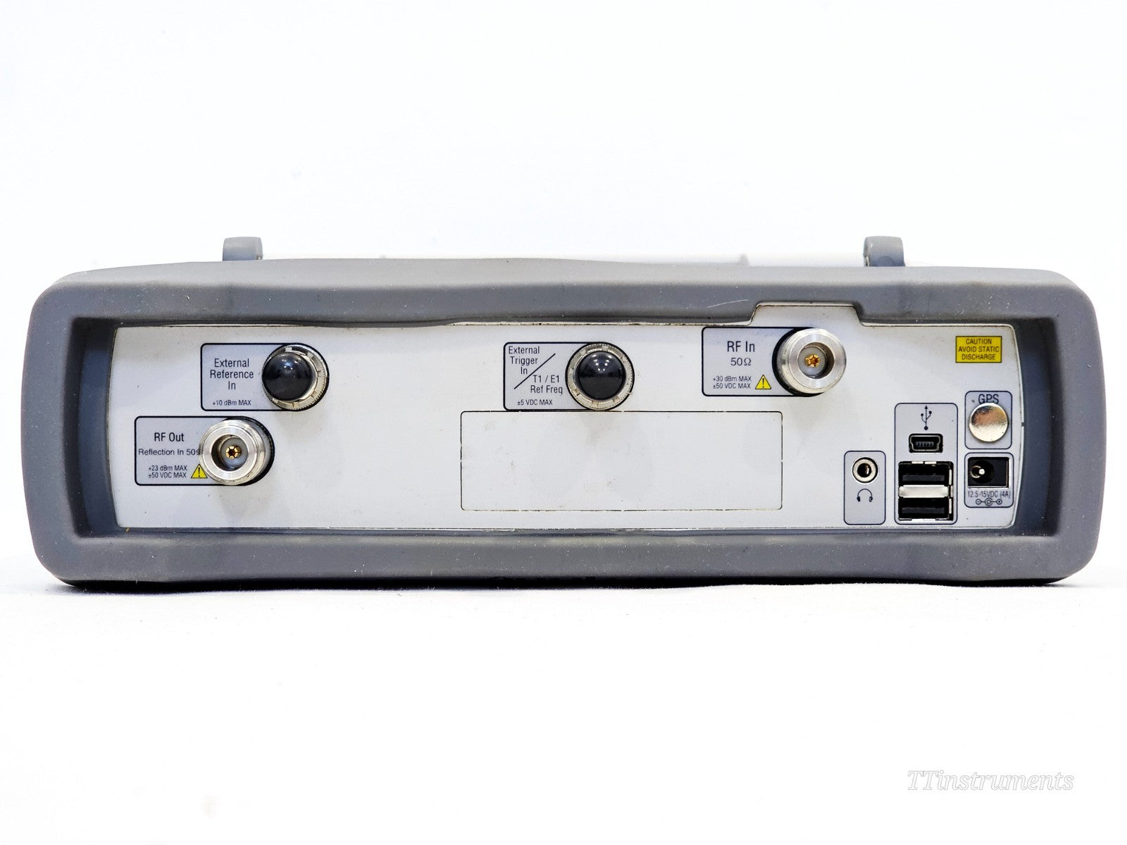 Anritsu S331E Site Master top panel connector detail