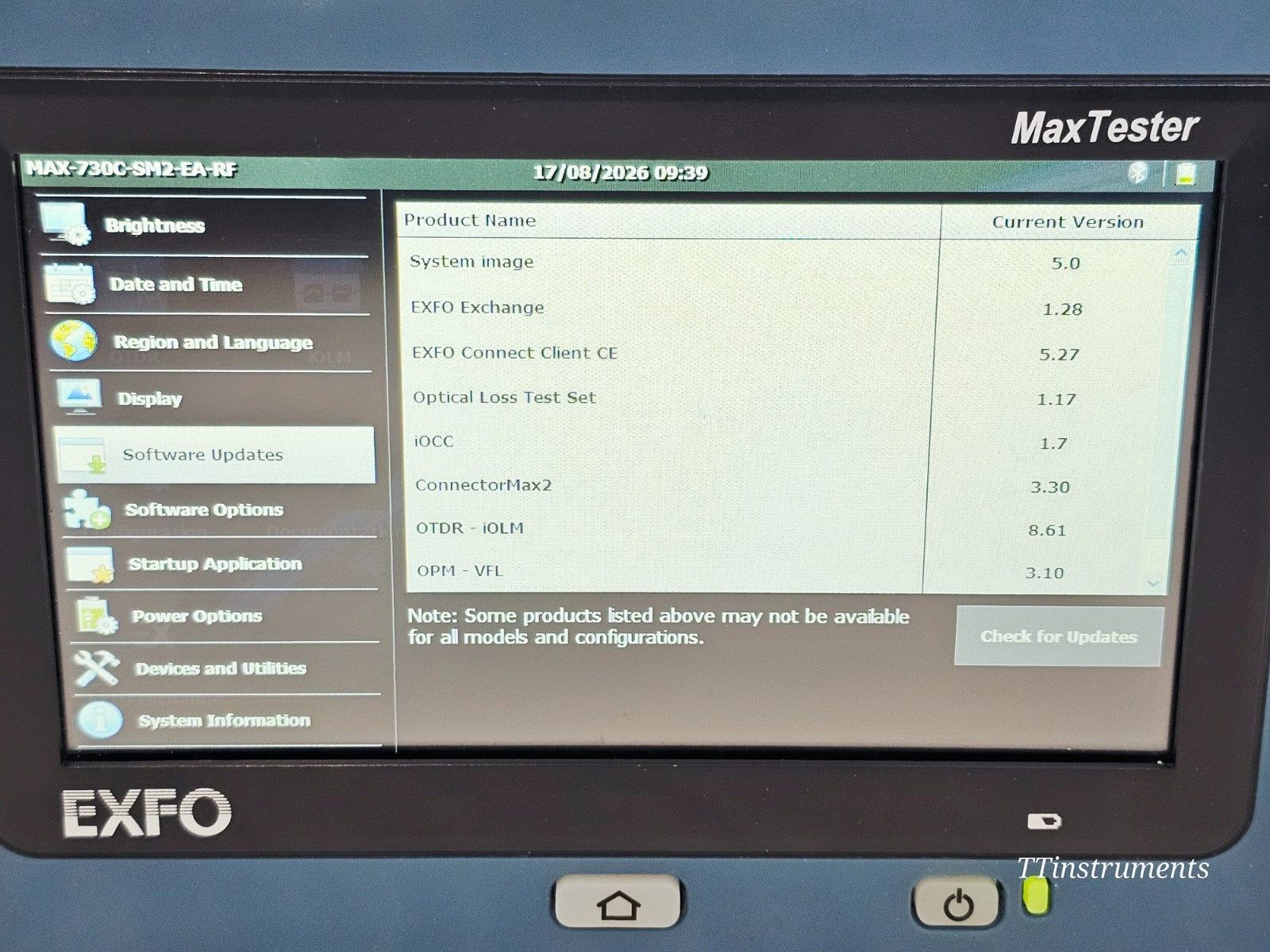 Calibrated EXFO MAX-730C-SM2 iOLM iADV 1310/1550 + 1625 Live  + FIP-430B Scope11