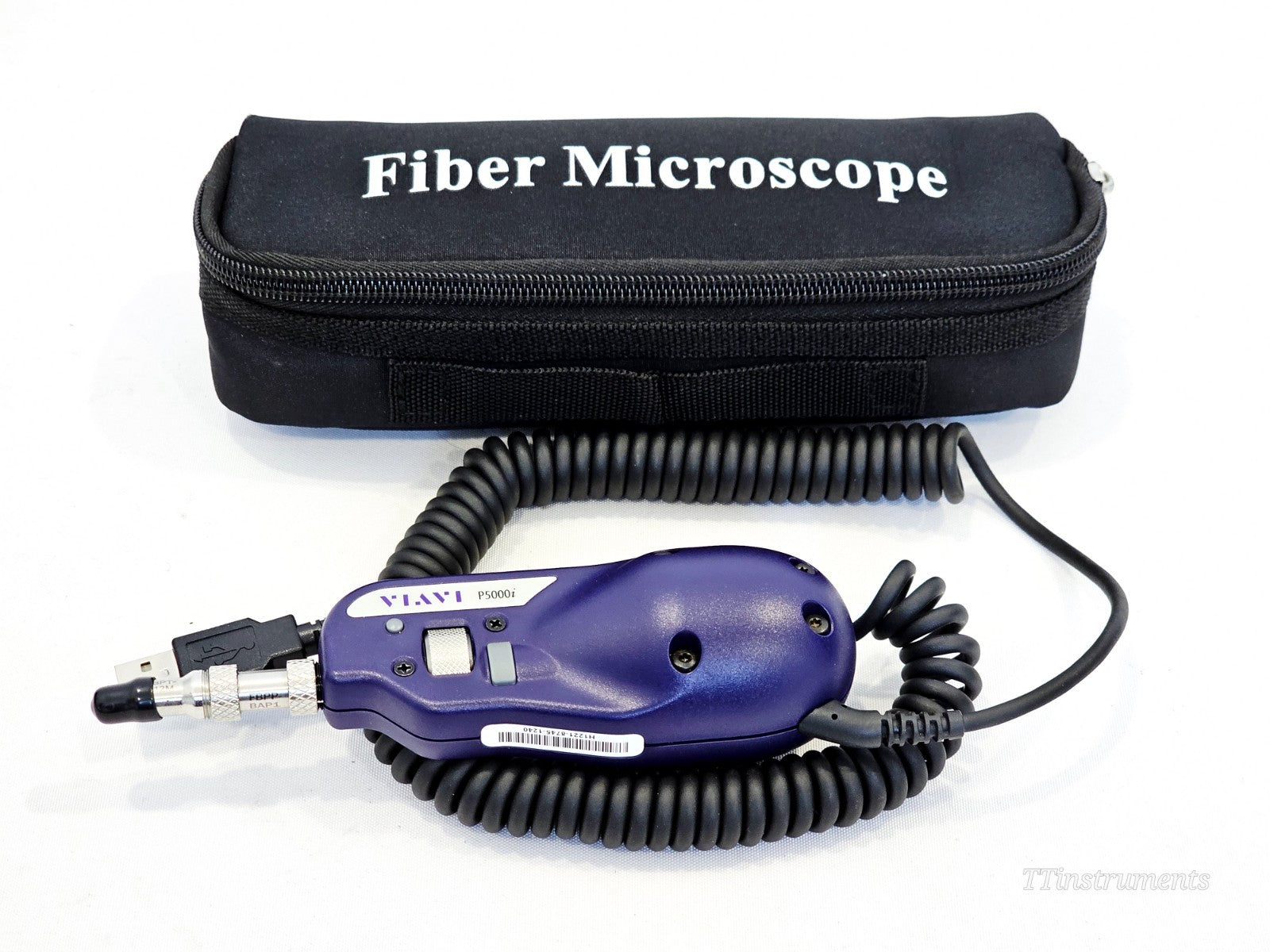 Viavi JDSU P5000i Fiber Inspection Scope + 8x  Tips Patchcord & Bulkhead PC APC0