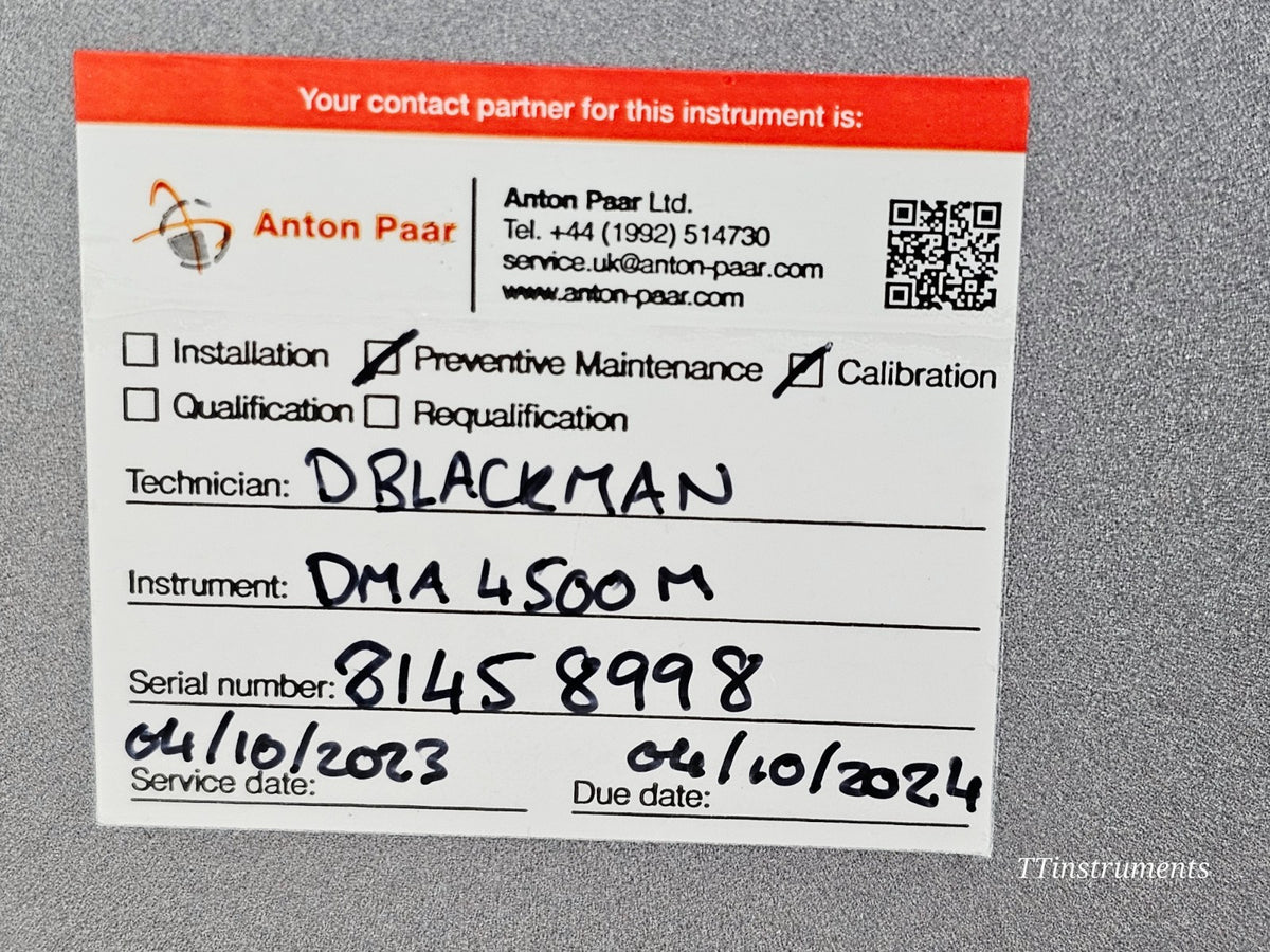 Anton Paar DMA 4500M Density Meter Xsample 122 + Turbidity Meter HazeQC ME7