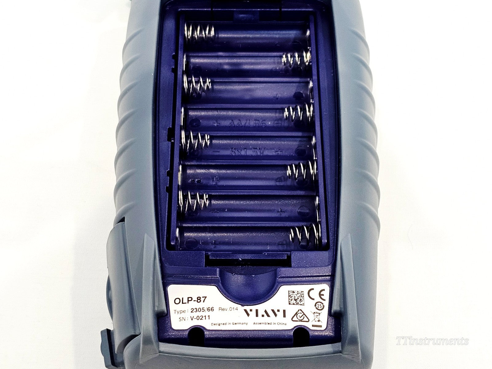 VIAVI OLP-87 fiber optic power meter full kit view