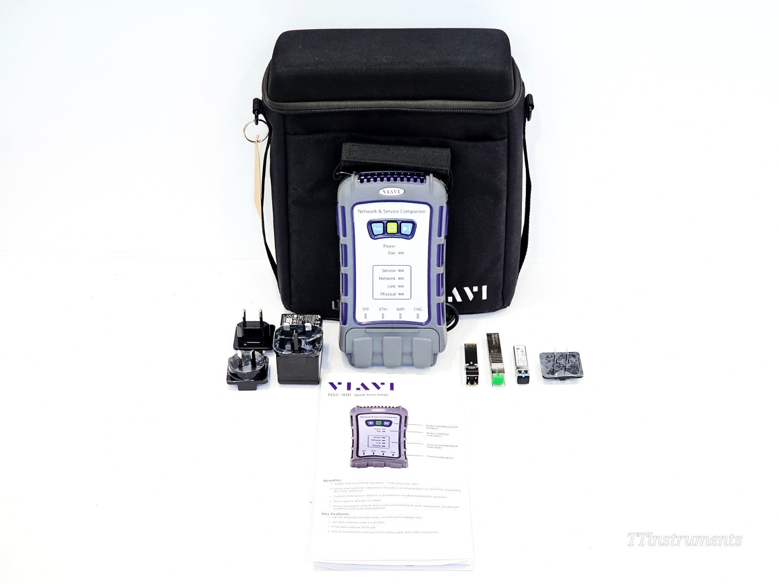 Viavi JDSU NSC-100 Tester 1G 10G LOOPBACK GPON Optical Ethernet WIFI Speedtest