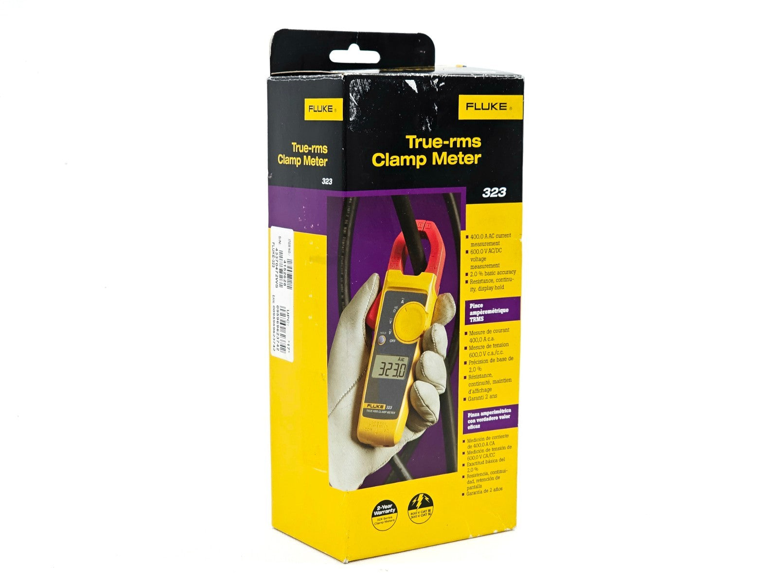 Fluke 323 True RMS Clamp Meter with Leads