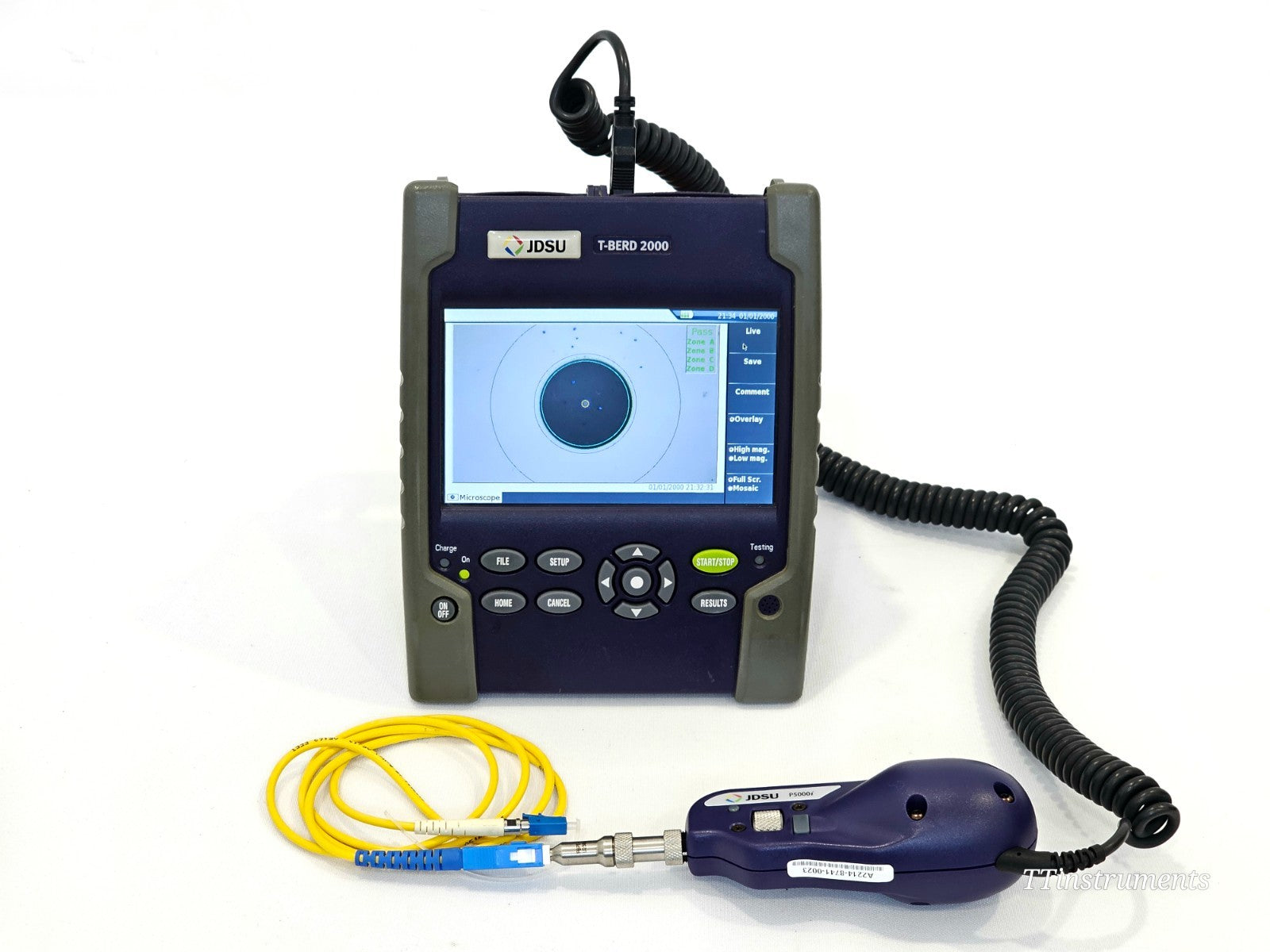 Viavi JDSU T-BERD 2000 + 4146 QUAD OTDR SM MM 850/1300 1310/1550 + P5000i Scope +MP-60