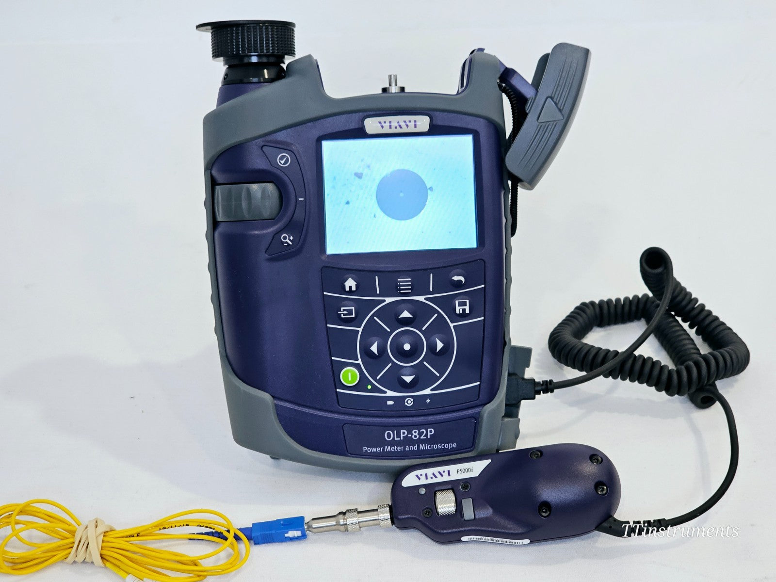 VIAVI OLP-82P Fiber Power Meter Microscope + QUAD OLS-36 + P5000i Scope & VFL12