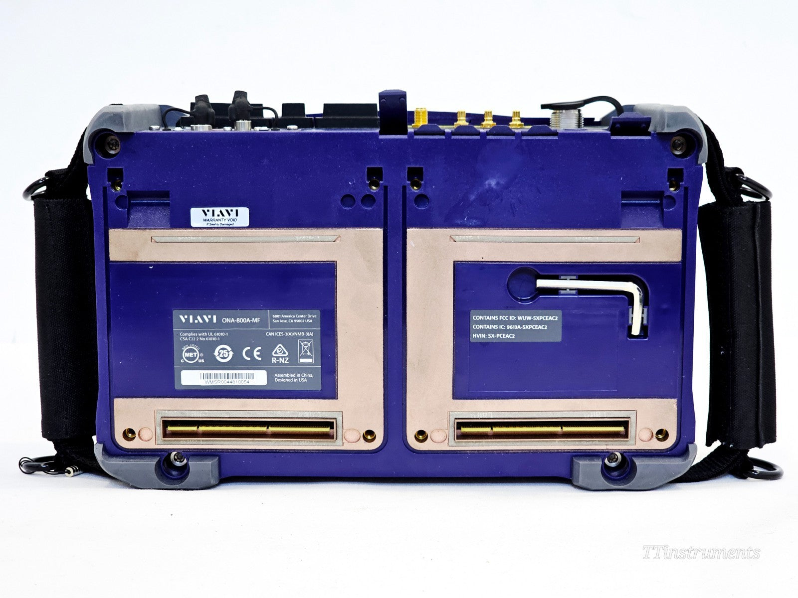 VIAVI OneAdvisor connector ports detail used network test equipment