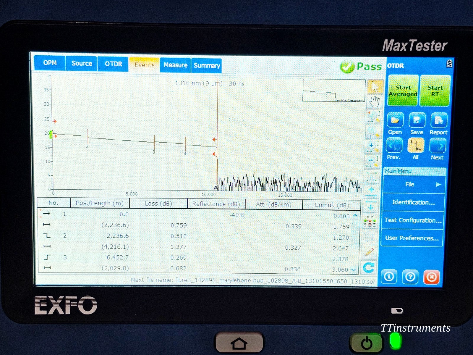Cal'd EXFO MAX-730D-SM8 SM OTDR iOLM MaxTester 1310/1550/1650 LIVE  + 430B Scope15