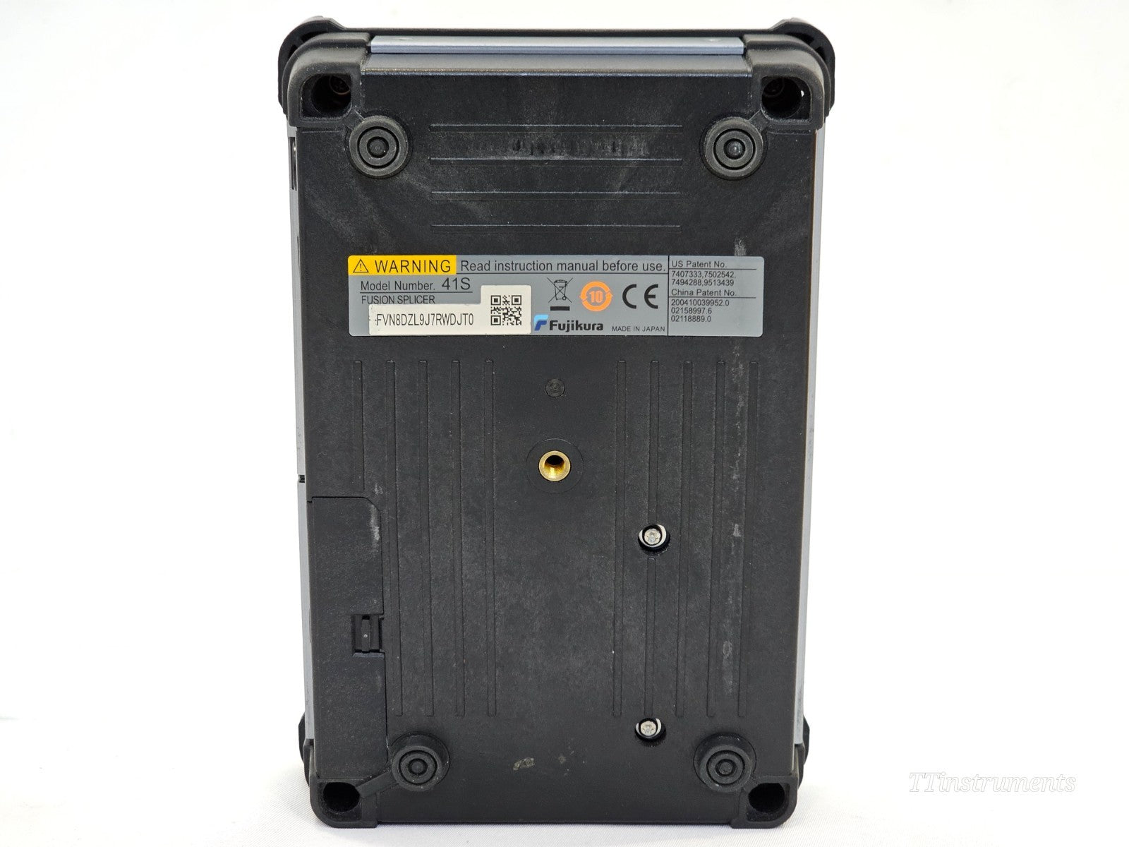 Fujikura 41S fusion splicer side and top view showing overall condition