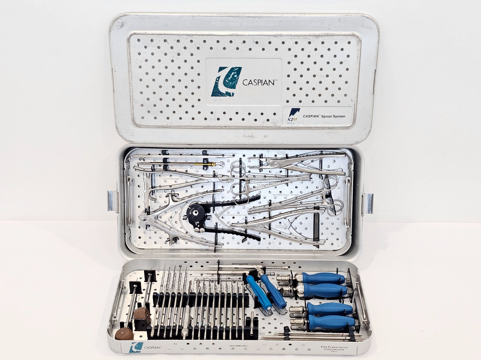 Stryker / K2M Caspian Preparation Instruments Case 1 – 1101-90141