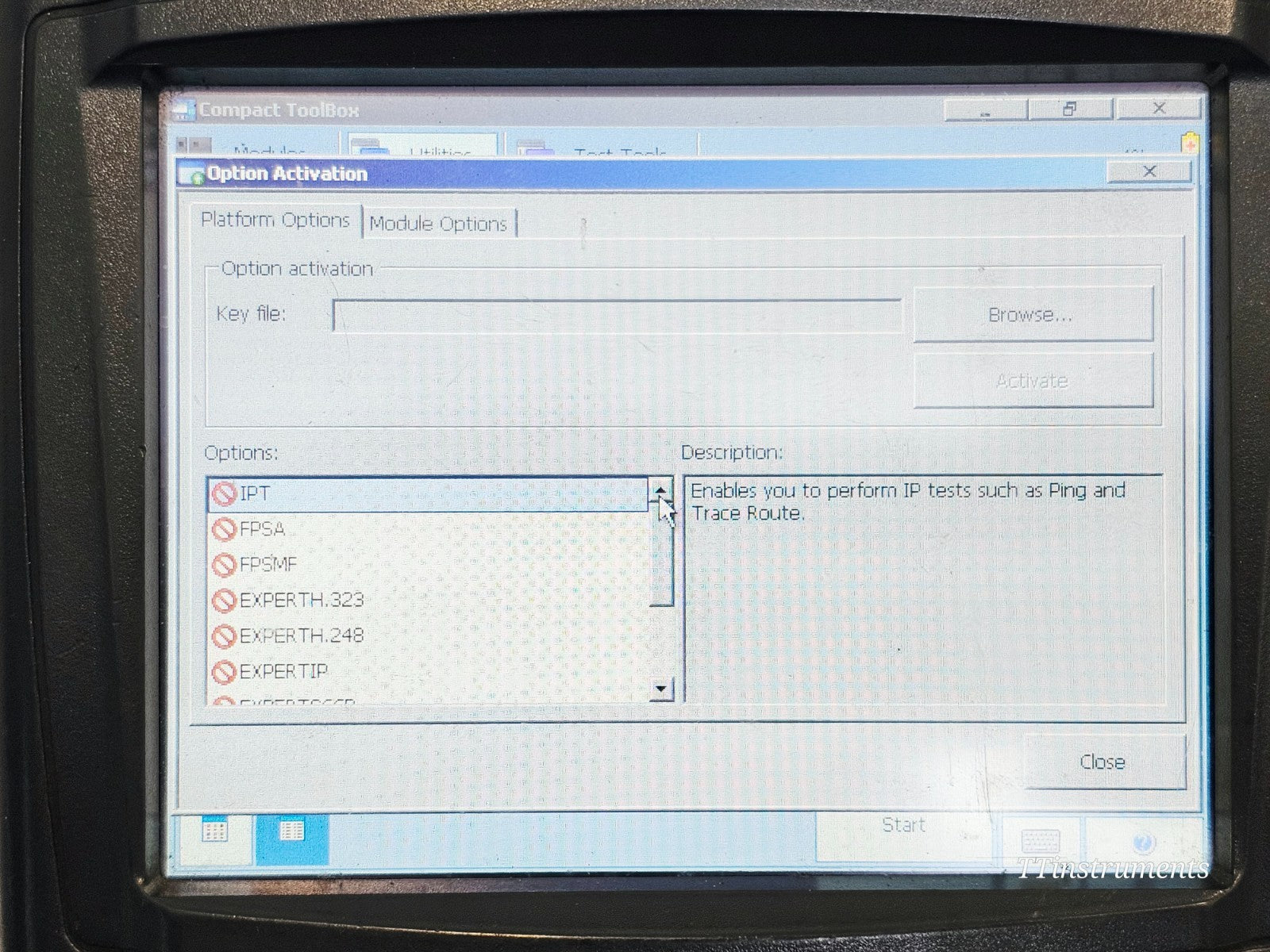 EXFO FTB-200 V2 with FTB-7300E OTDR 1310/1550/1625nm SM 39/37/37 dB SC-APC16