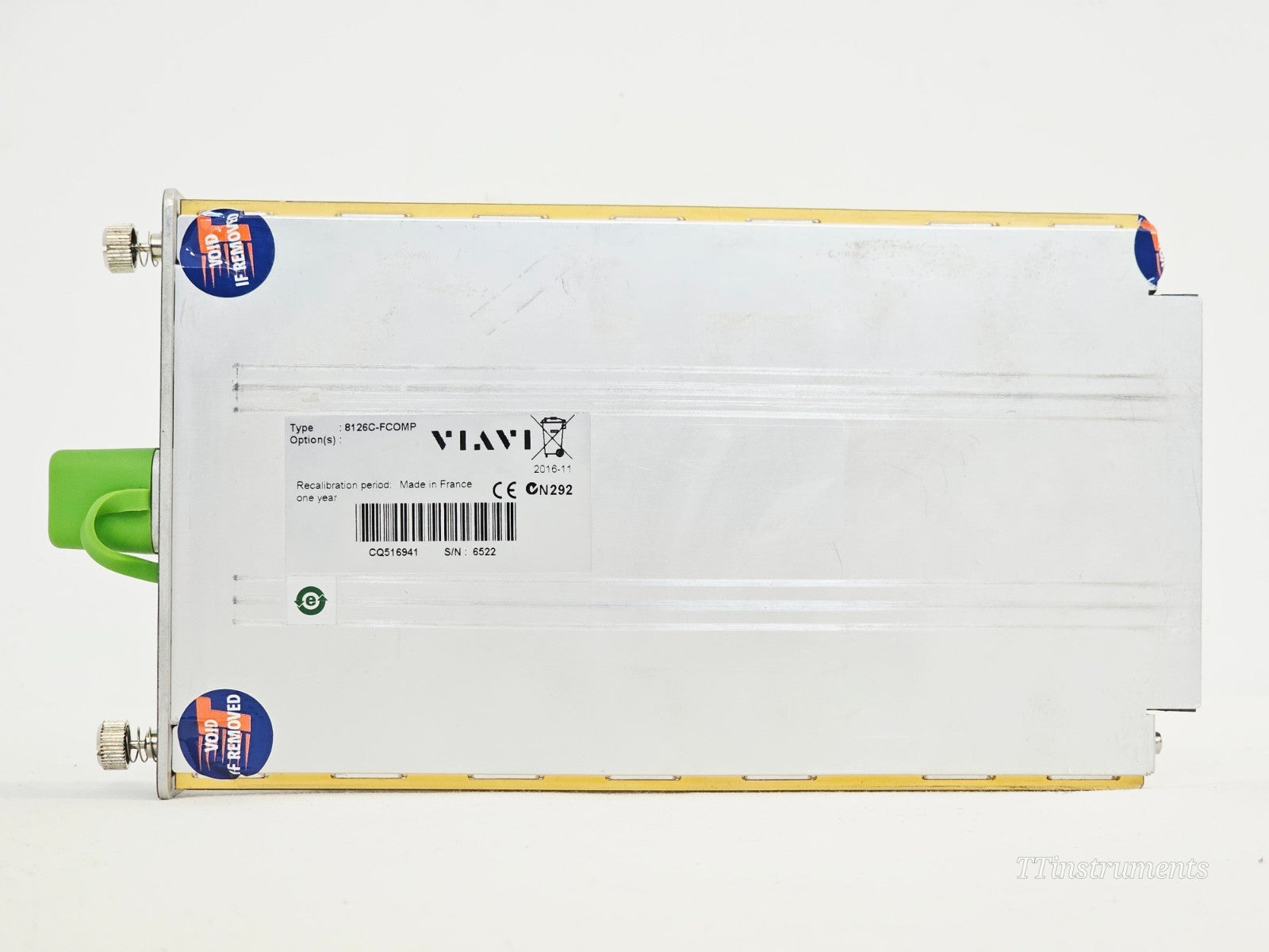 Viavi MTS 6000A V2 + 8126C SM OTDR 1310/1550nm 47 dB Bi-Directional Test FCOMP7