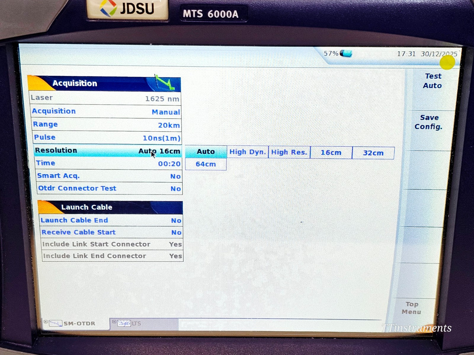 Viavi JDSU MTS 6000A + 81162D 1625 Filtered OTDR 50 dB High Power In-service