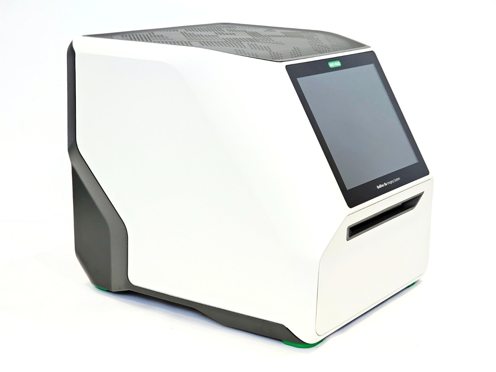 Bio-Rad GelDoc gel doc system front view showing imaging hood and controls