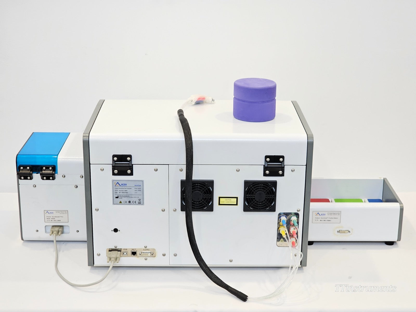 Agilent ACEA NovoCyte 2060R Flow Cytometer w/ NovoSampler Pro & Fluidics Station