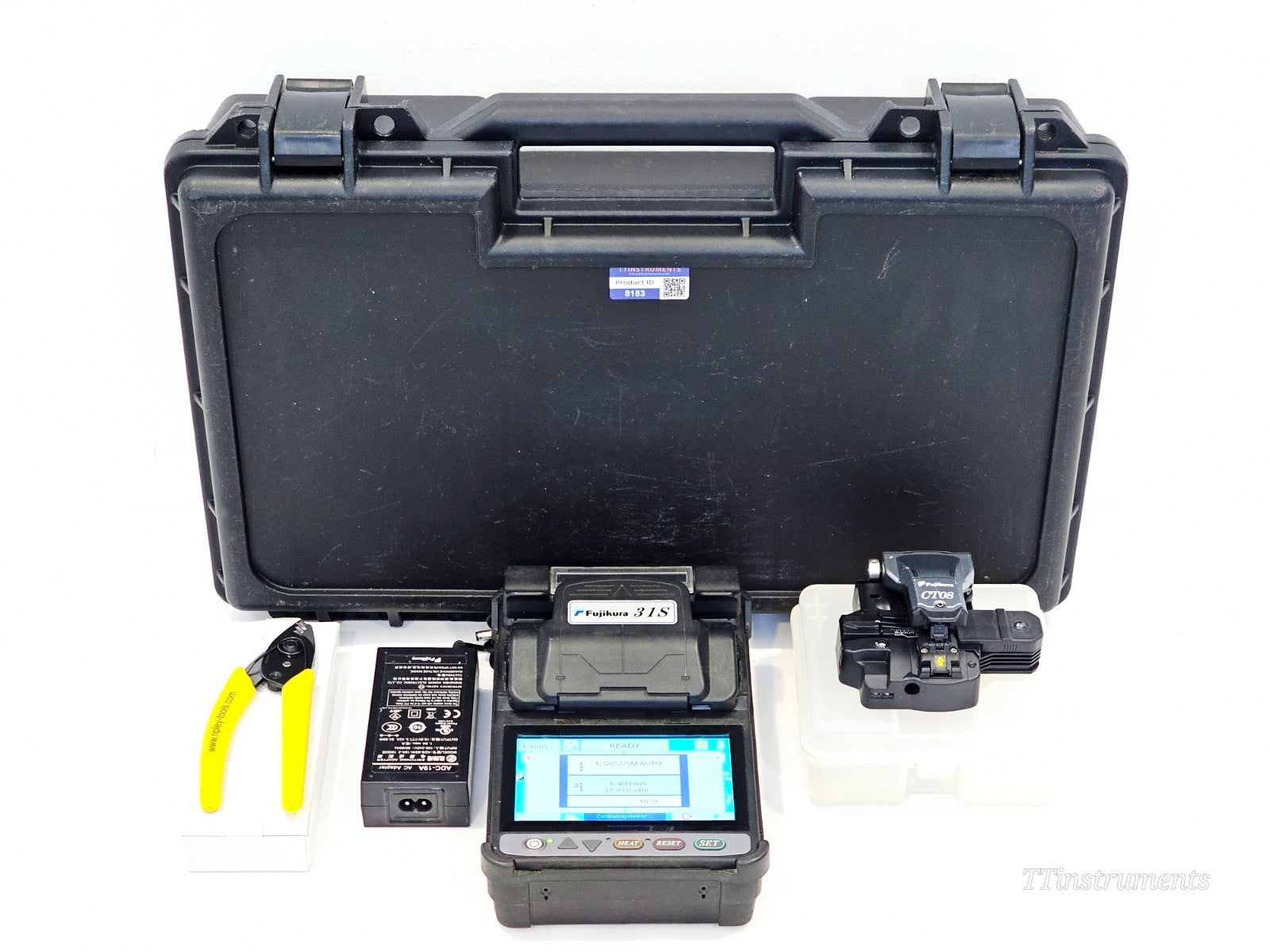 Serviced Fujikura 31S Active Cladding Fusion Splicer + CT08 Cleaver ARC 10590