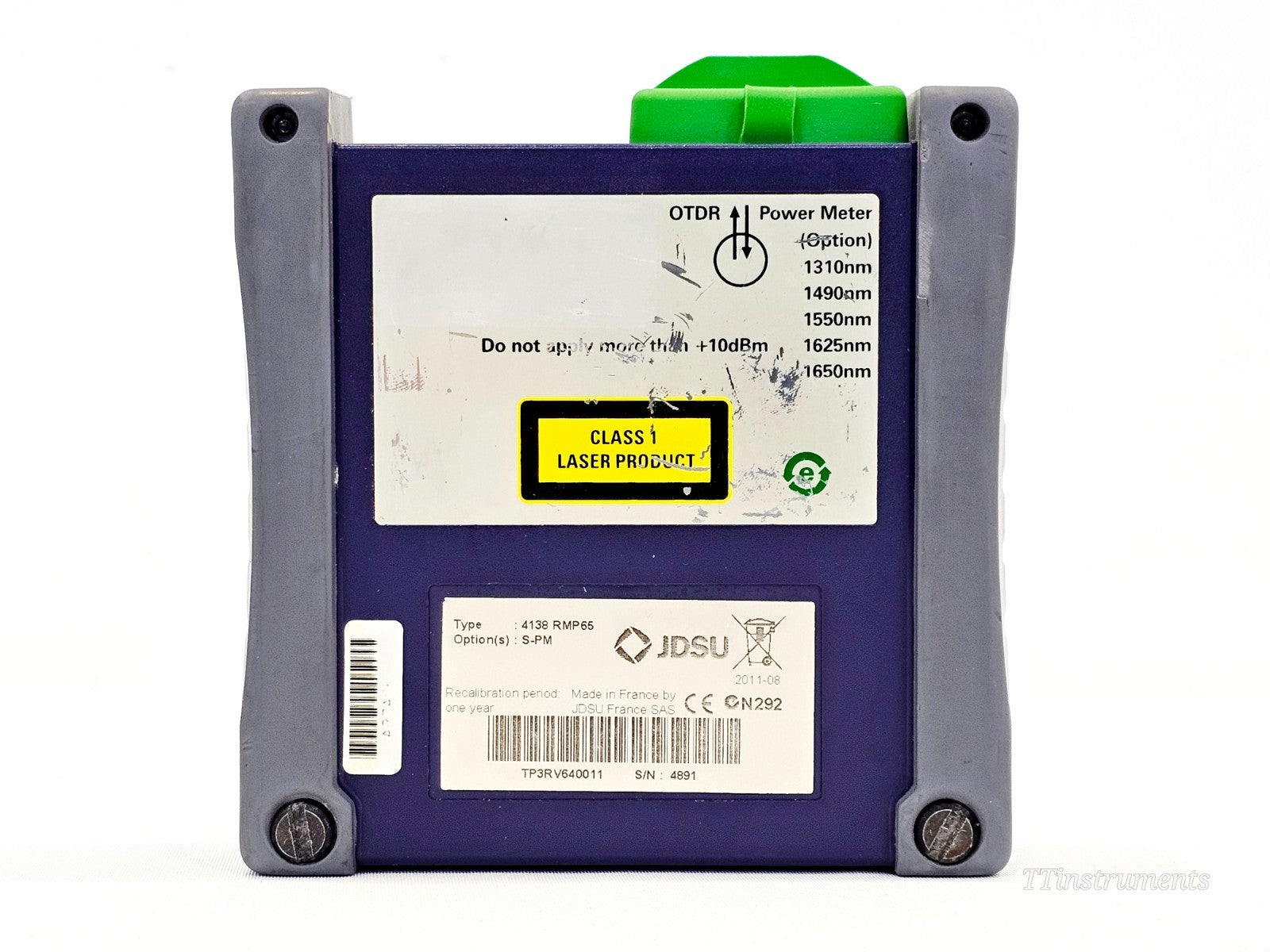 Viavi JDSU T-BERD 2000 + 4138 RMP65 1310/1550 & 1650 nm Filtered Metro PON OTDR8