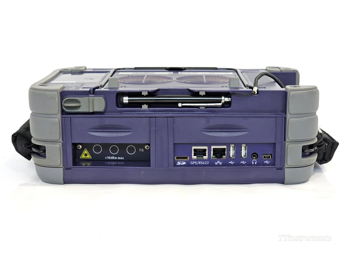 VIAVI MTS used optical fibre test set top panel view