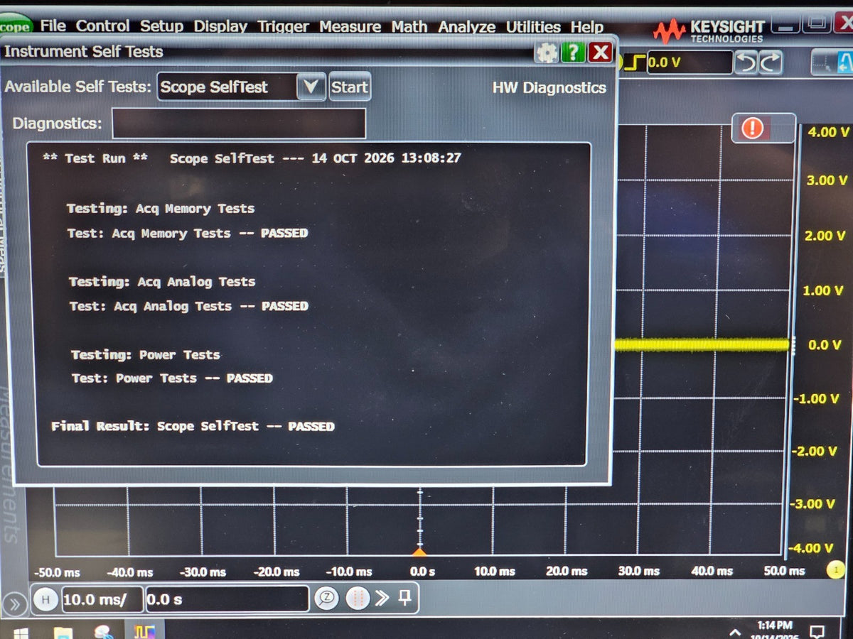 Keysight UXR0164A Real-Time Oscilloscope 16 GHz 4 Channels 10 bit ADC 128 GSa/s19