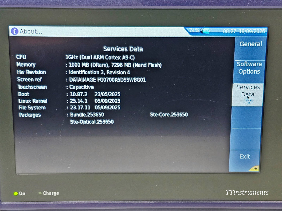 CALIBRATED VIAVI T-BERD 4000 V2 OTDR 4136MA2 1310/1550/1625nm SM Fibre Tester16