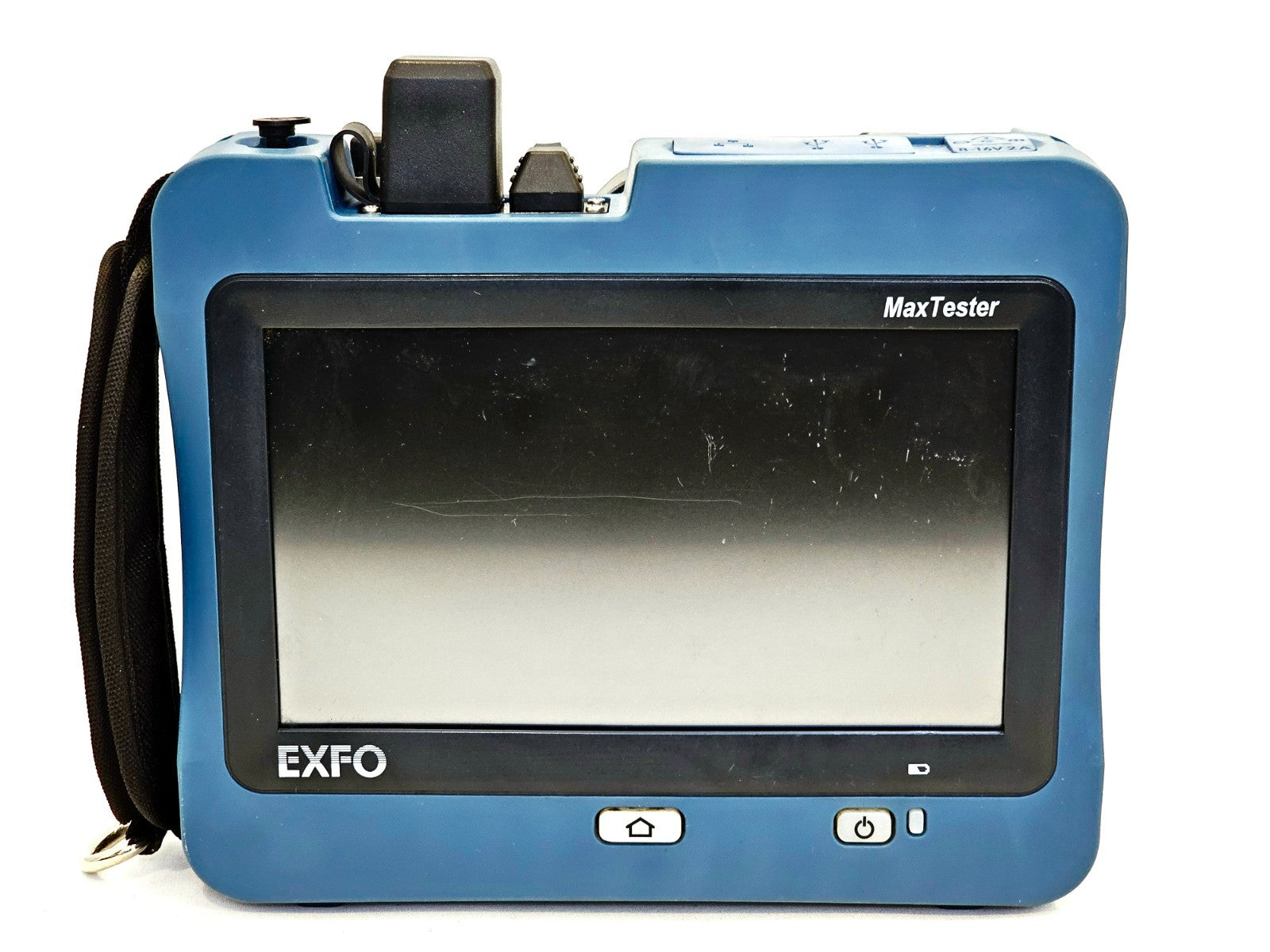 EXFO MAX-730C-SM8-EA OTDR front panel view with optical port connectors