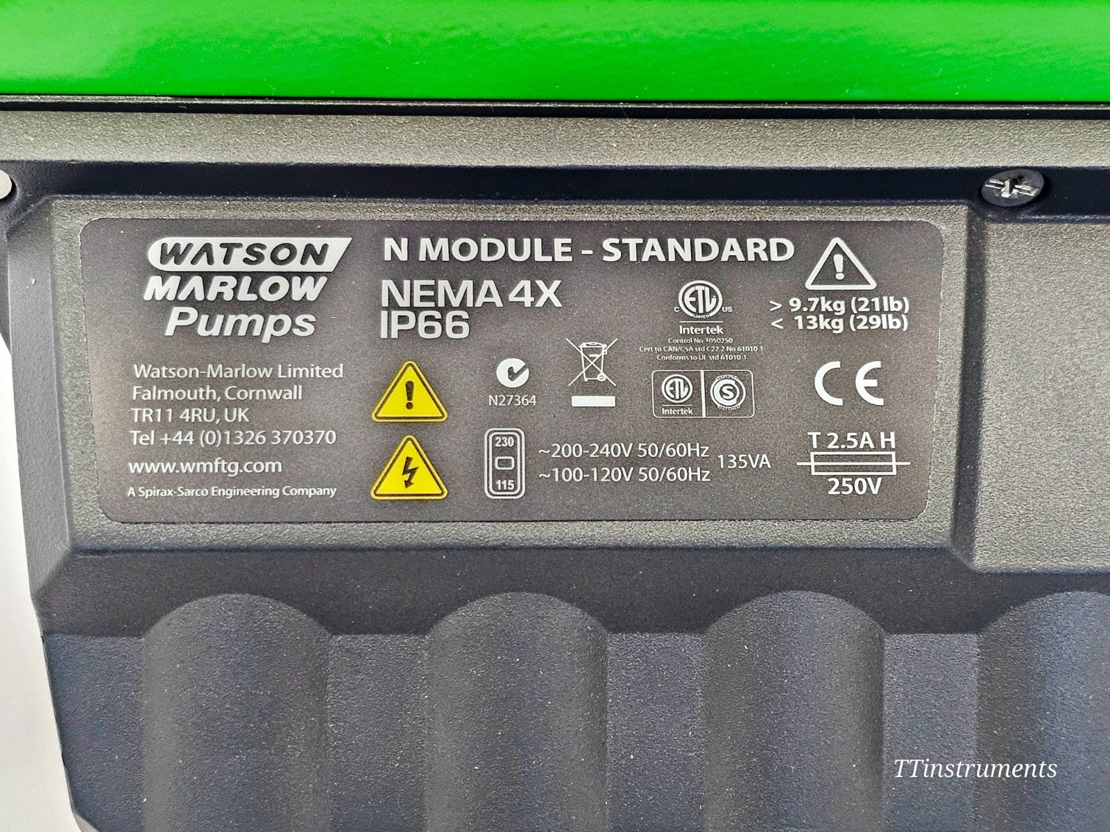 Watson Marlow 530U (530UN/R) IP66 Pump with 520R Head