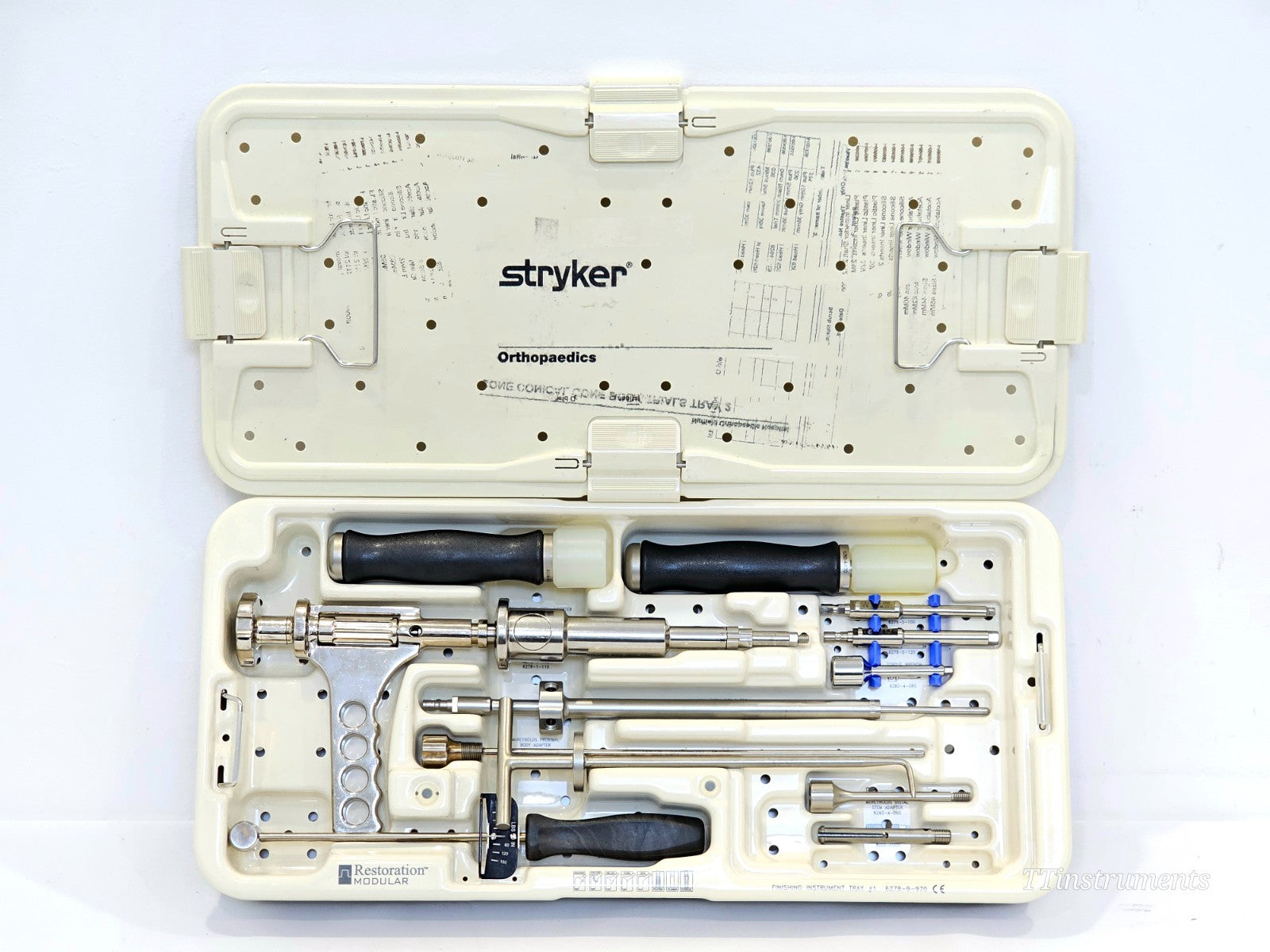 Stryker Restoration Modular Finishing Instrument Tray 6278-9-970