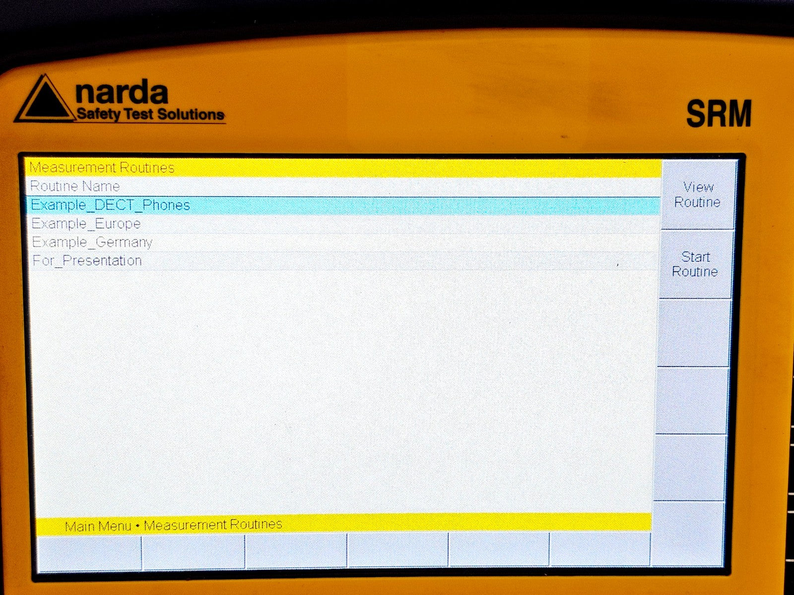 Narda SRM-3006 Selective Radiation Meter 3006/01 + 3501/03 Probe 27MHz - 3GHz ..18