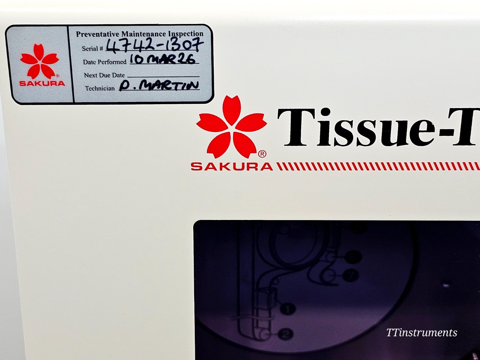 Sakura Tissue-Tek coverslipper accessory or component included with unit