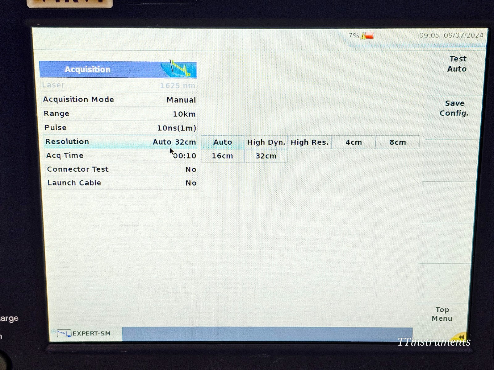 VIAVI MTS 6000A V2 Platform + 81162C 1625nm Filtered OTDR Module SC-APC 47.5 dB16