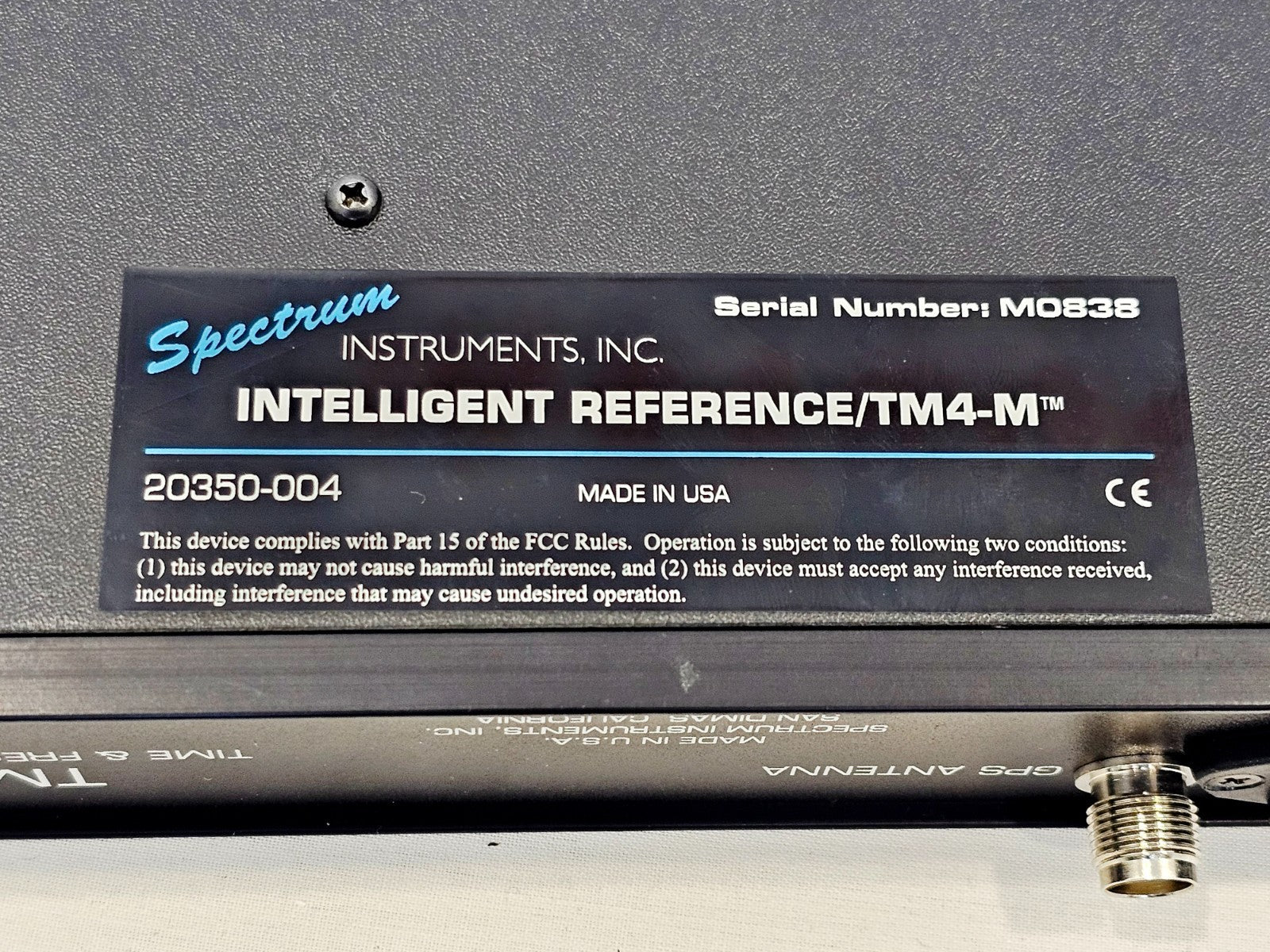 Spectrum Instruments TM4-M Intelligent Reference System 20350-0046
