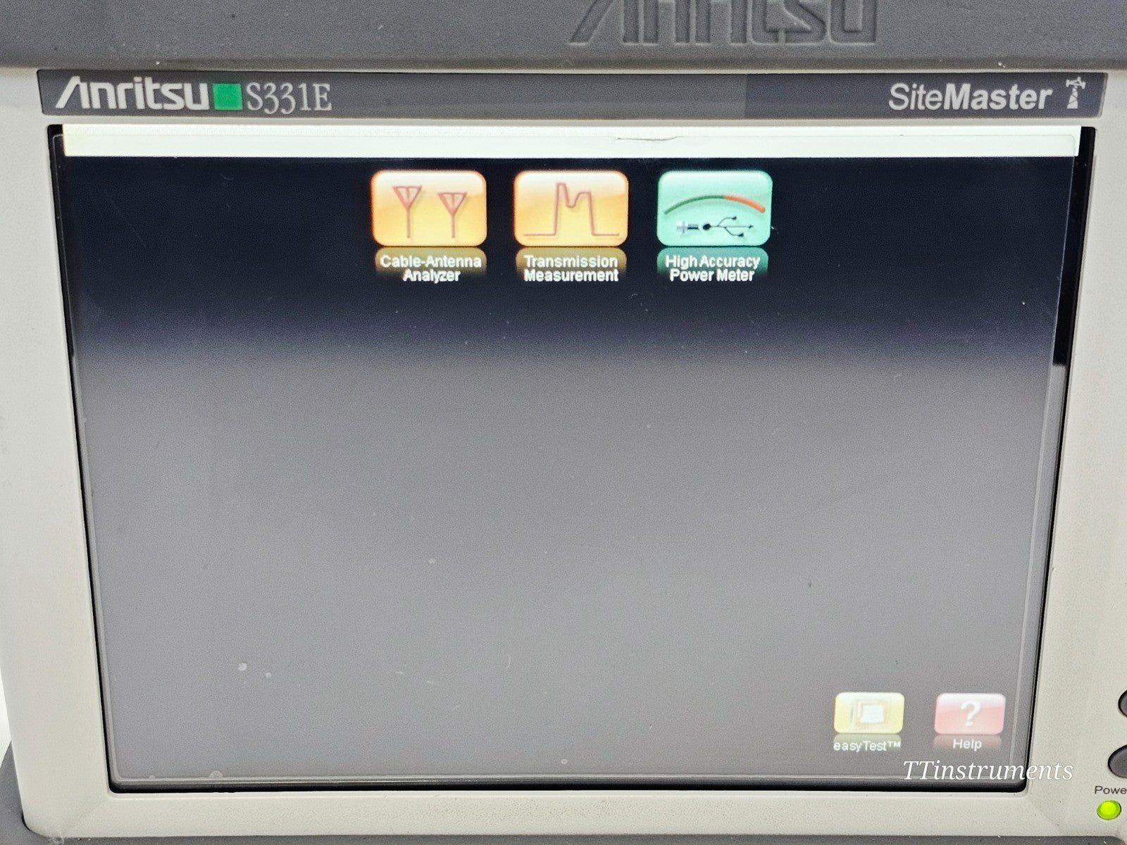 Anritsu S331E site master keypad and function keys detail used condition