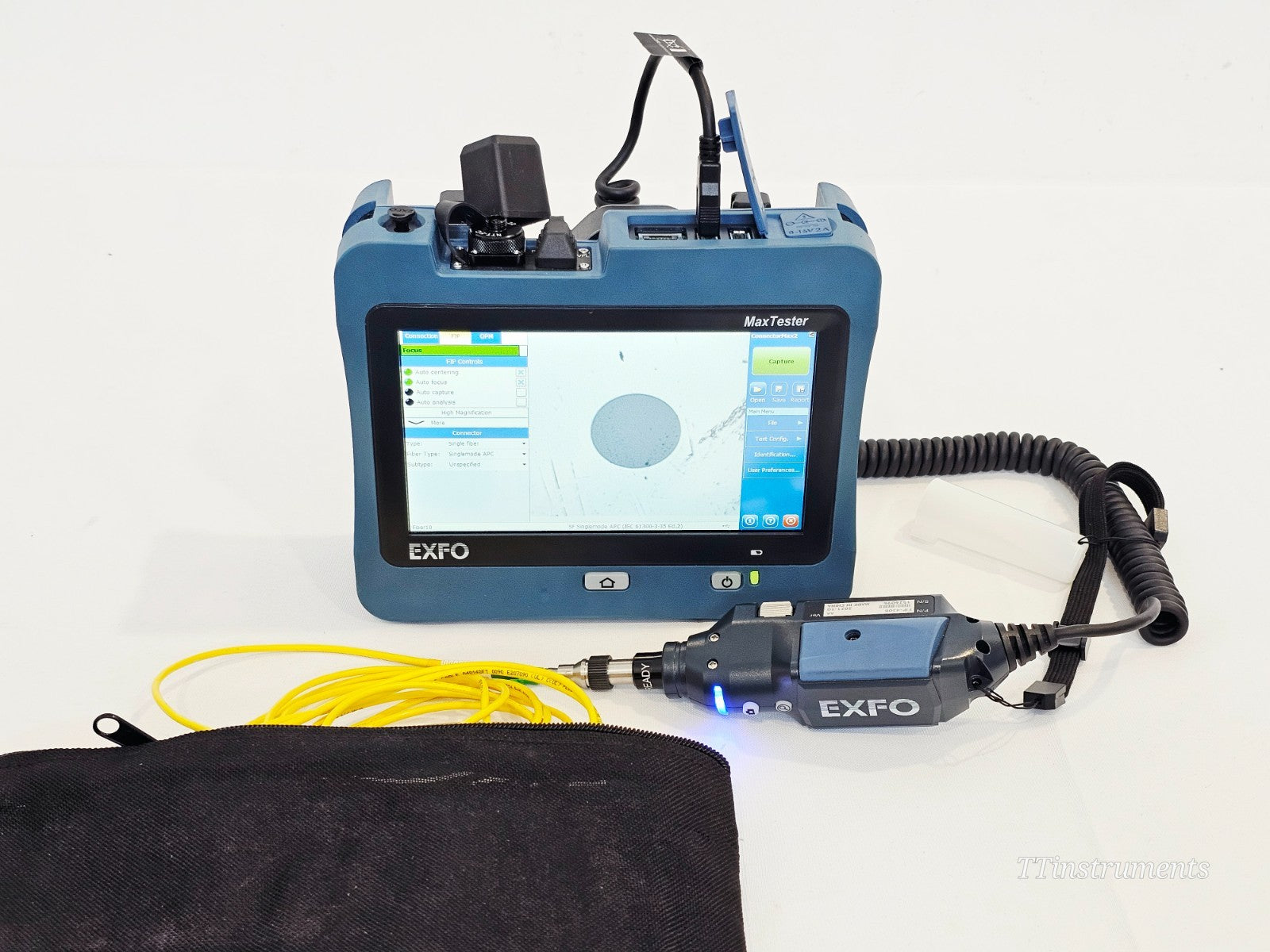 EXFO MAX-730C-SM2 iOLM iADV 1310/1550 + 1625 Live  + FIP-430B Scope & Launch Box17