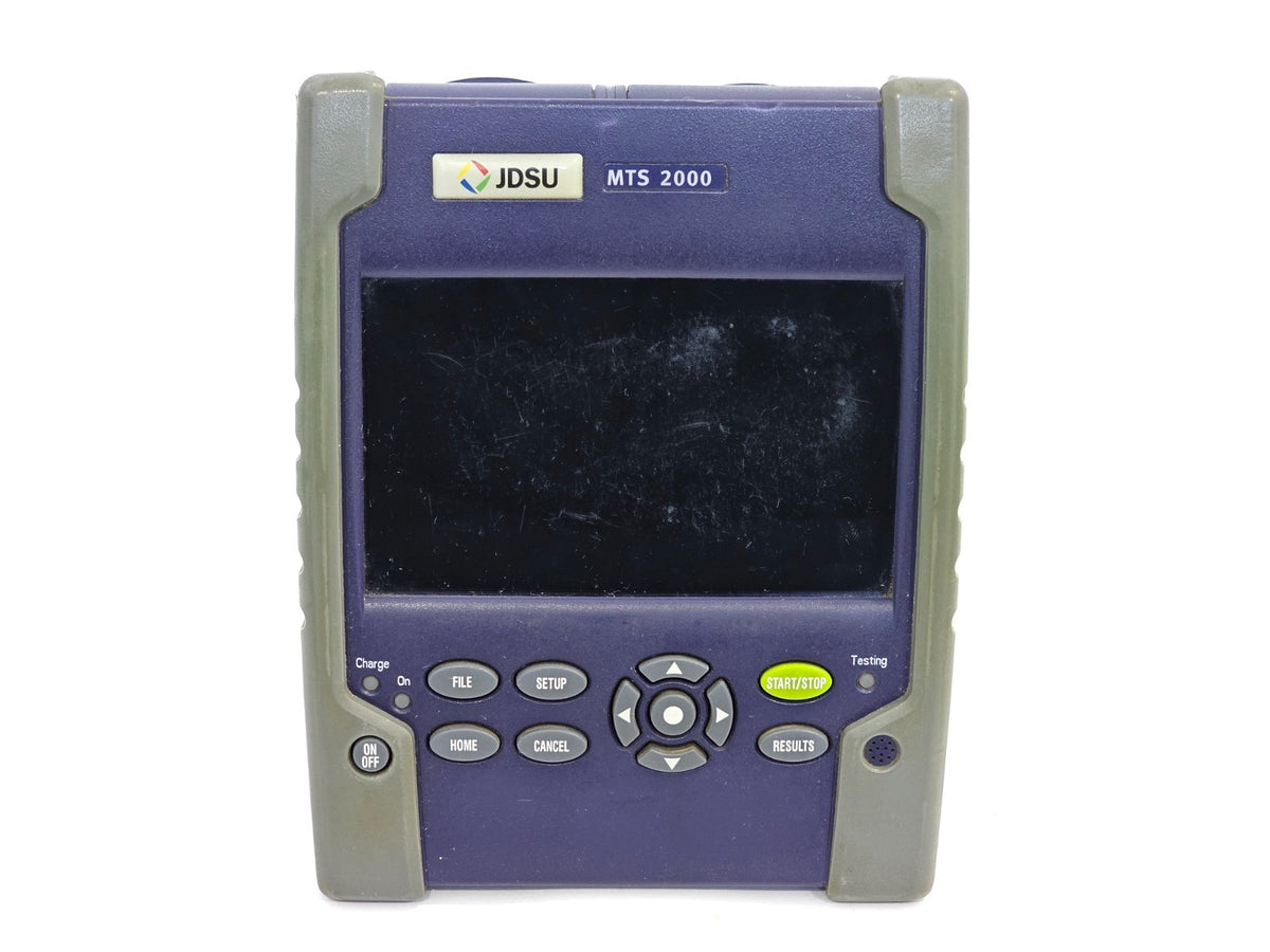 VIAVI JDSU OTDR side profile view used fibre optic test equipment