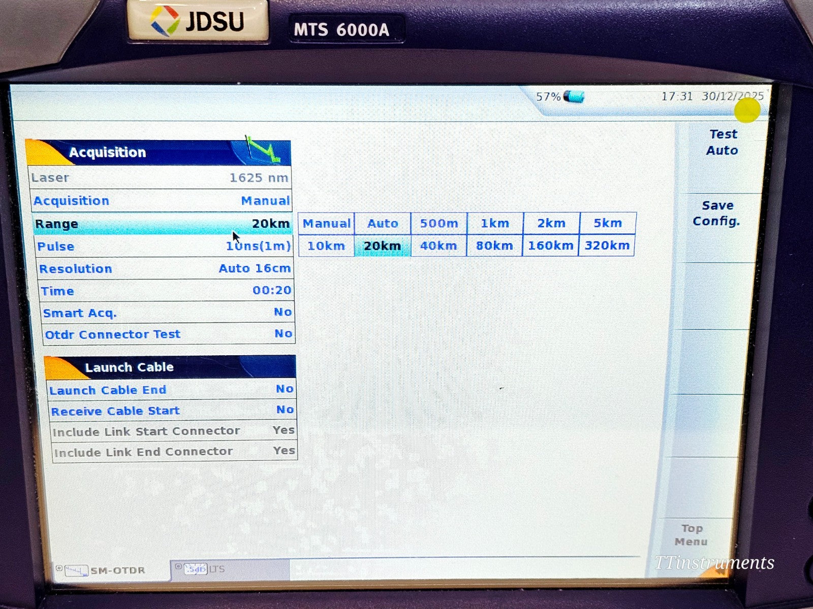 Viavi JDSU MTS 6000A + 81162D 1625 Filtered OTDR 50 dB High Power In-service