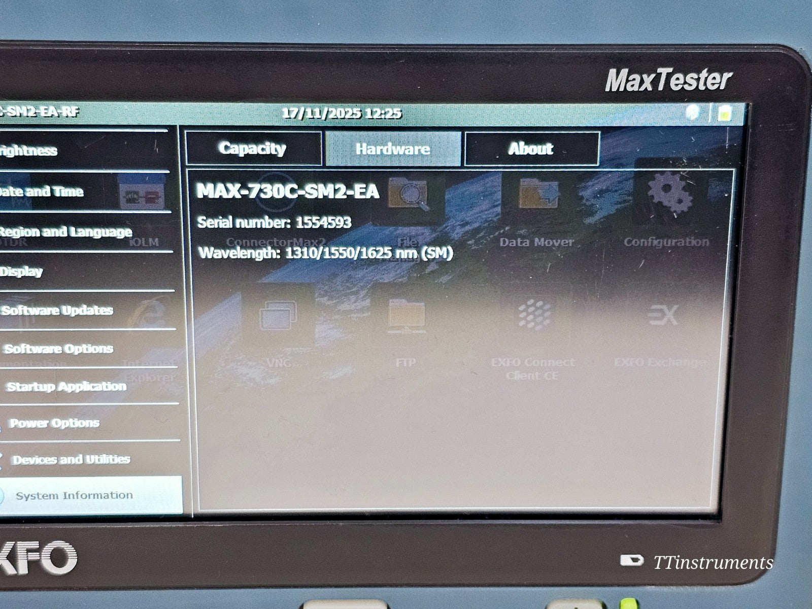 EXFO MAX-730C-SM2 OTDR iOLM MaxTester 1310/1550, 1625 LIVE SM2 MAX-730C