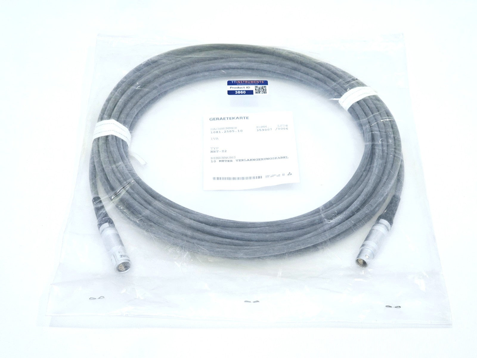 Rohde & Schwarz NRT-Z2 10 m Extension Cable For NRT2 Power Reflection Meter