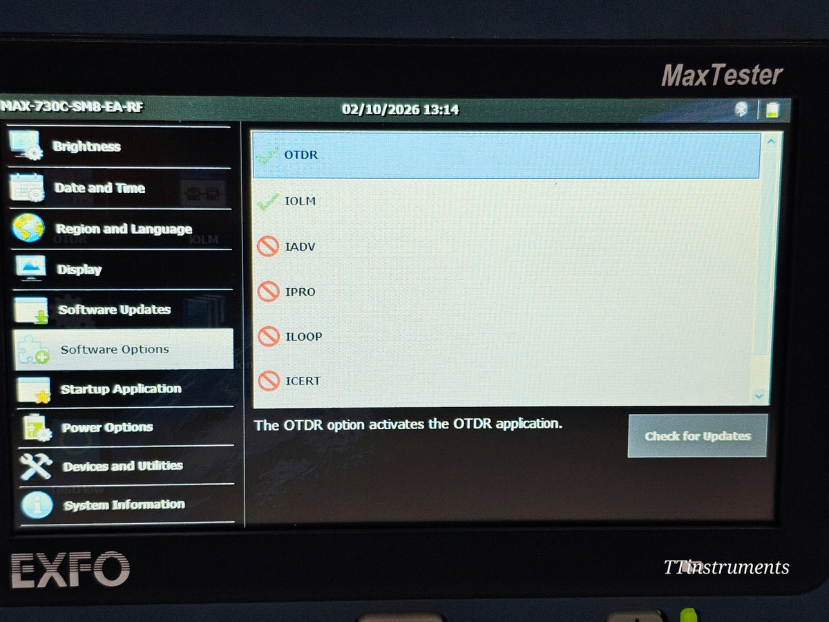 EXFO MAX-730C-SM8 MaxTester PON/Metro OTDR 1310/1550/1650nm iOLM SM8 Live Testin11