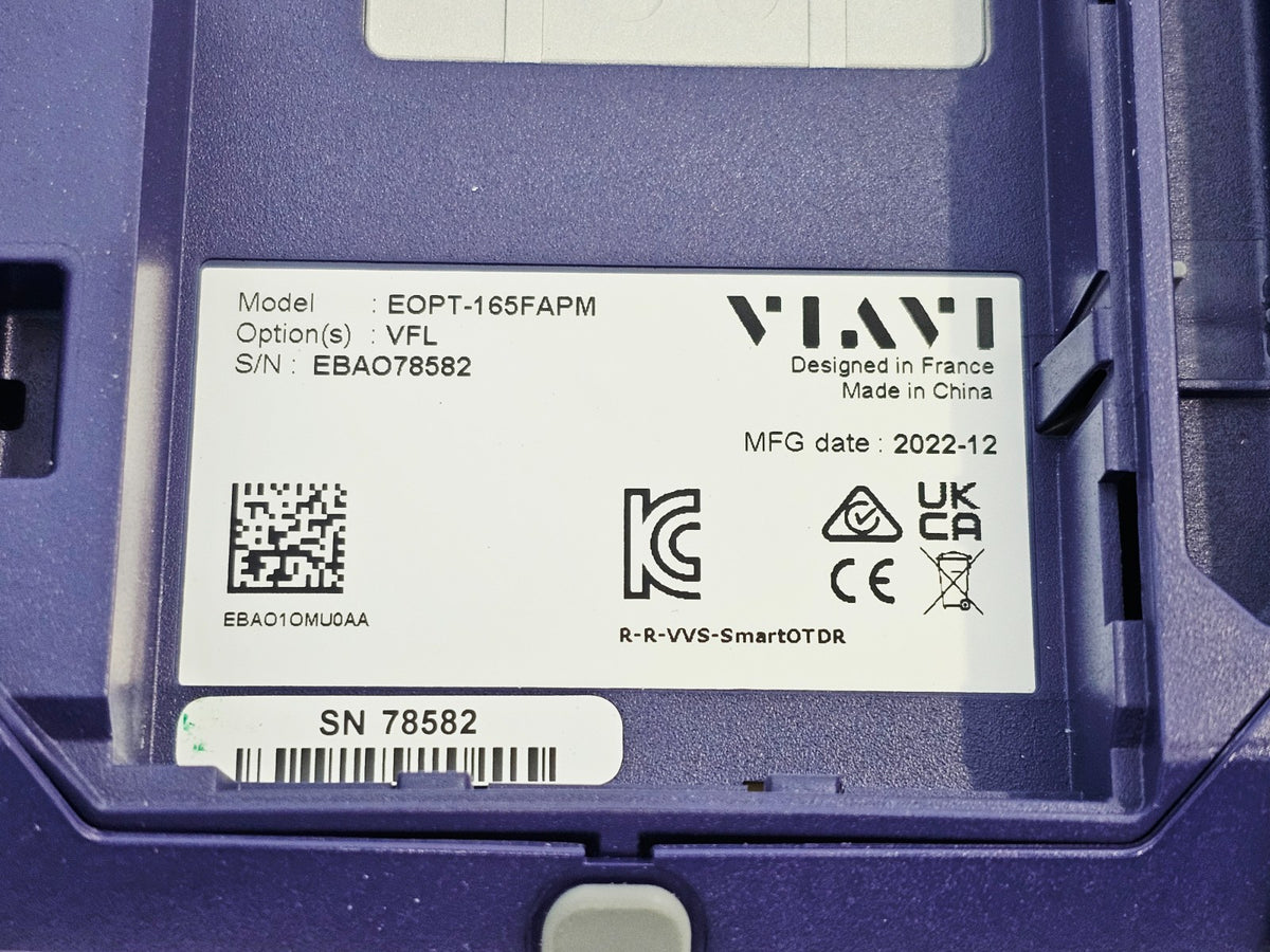 VIAVI Optimeter EOPT-165FAPM 1650 Filtered SM APC LIVE + PON with VFL5