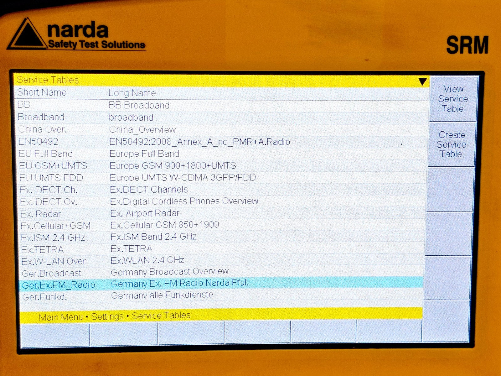 Narda SRM-3006 Selective Radiation Meter 3006/01 + 3501/03 Probe 27MHz - 3GHz ..17