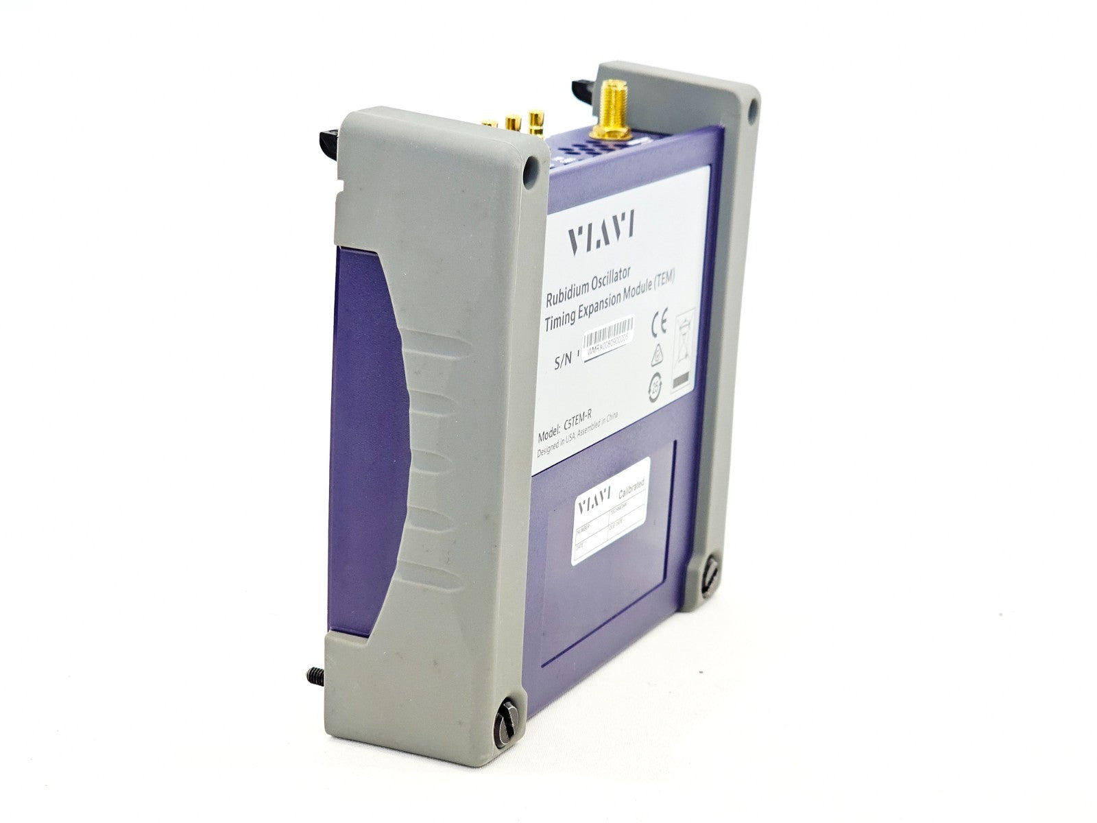 VIAVI C5TEM-R telecom tester angled view showing controls and ports