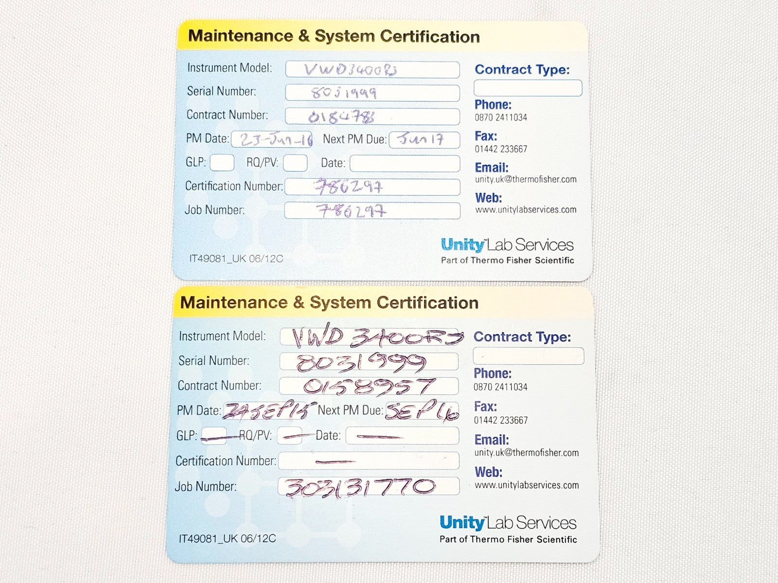 Dionex VWD-3400RS UltiMate 3000 RS Variable Wavelength Detector For UHPLC+
